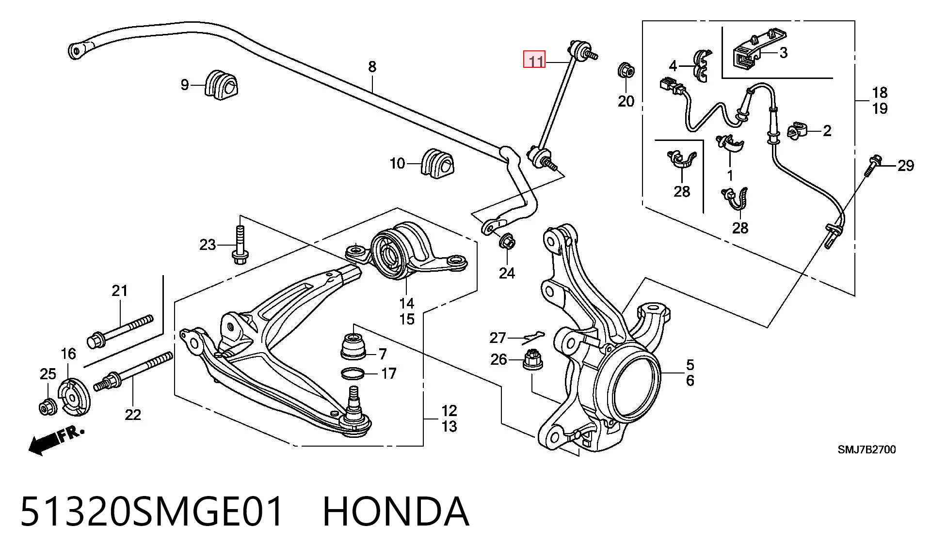 Honda Civic VIII Ön Z rot