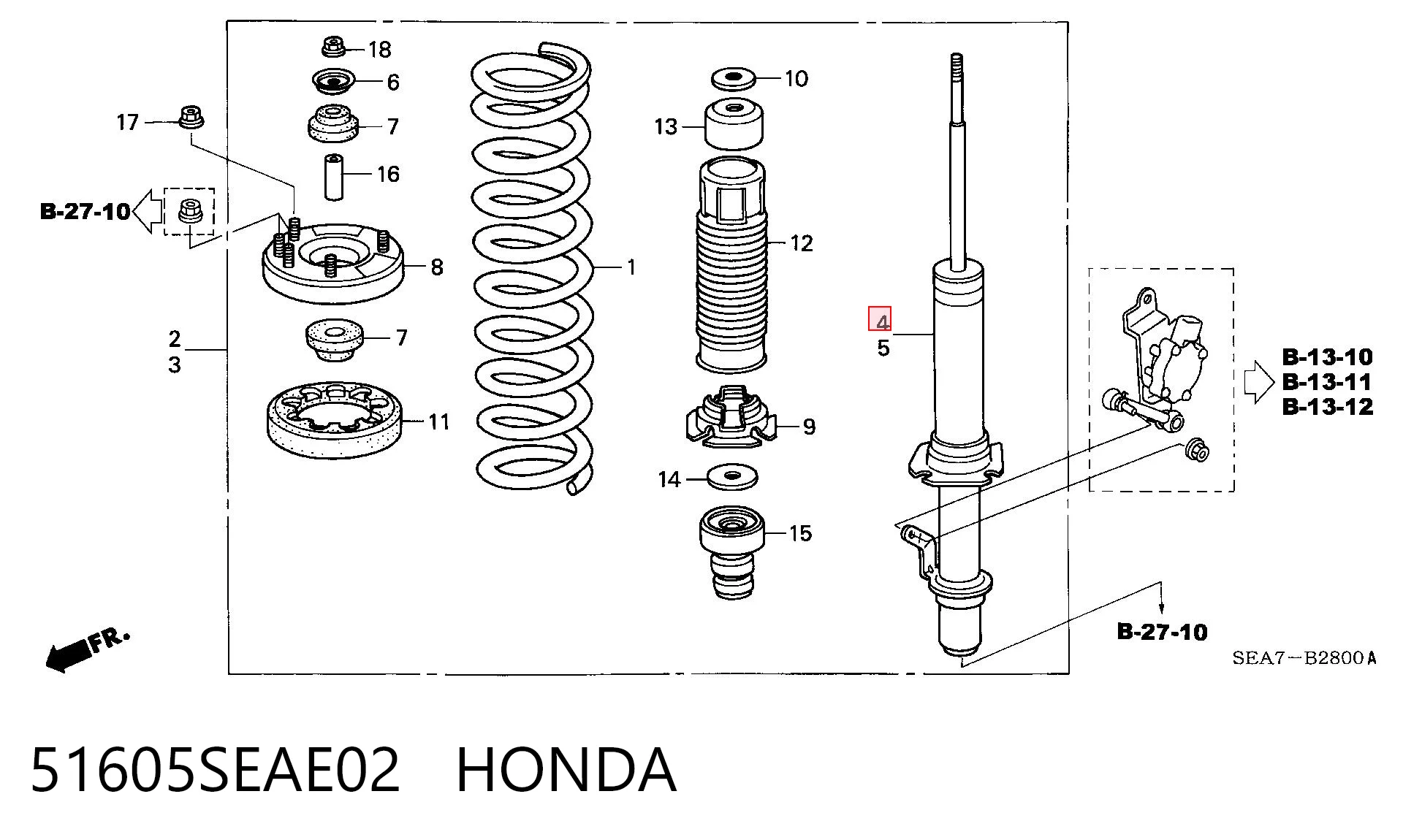 51605SEAE02 Honda