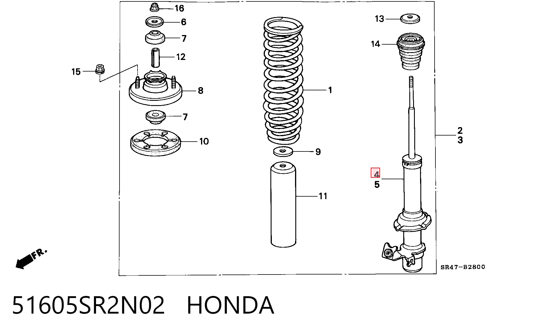 51605SR2N02 Honda