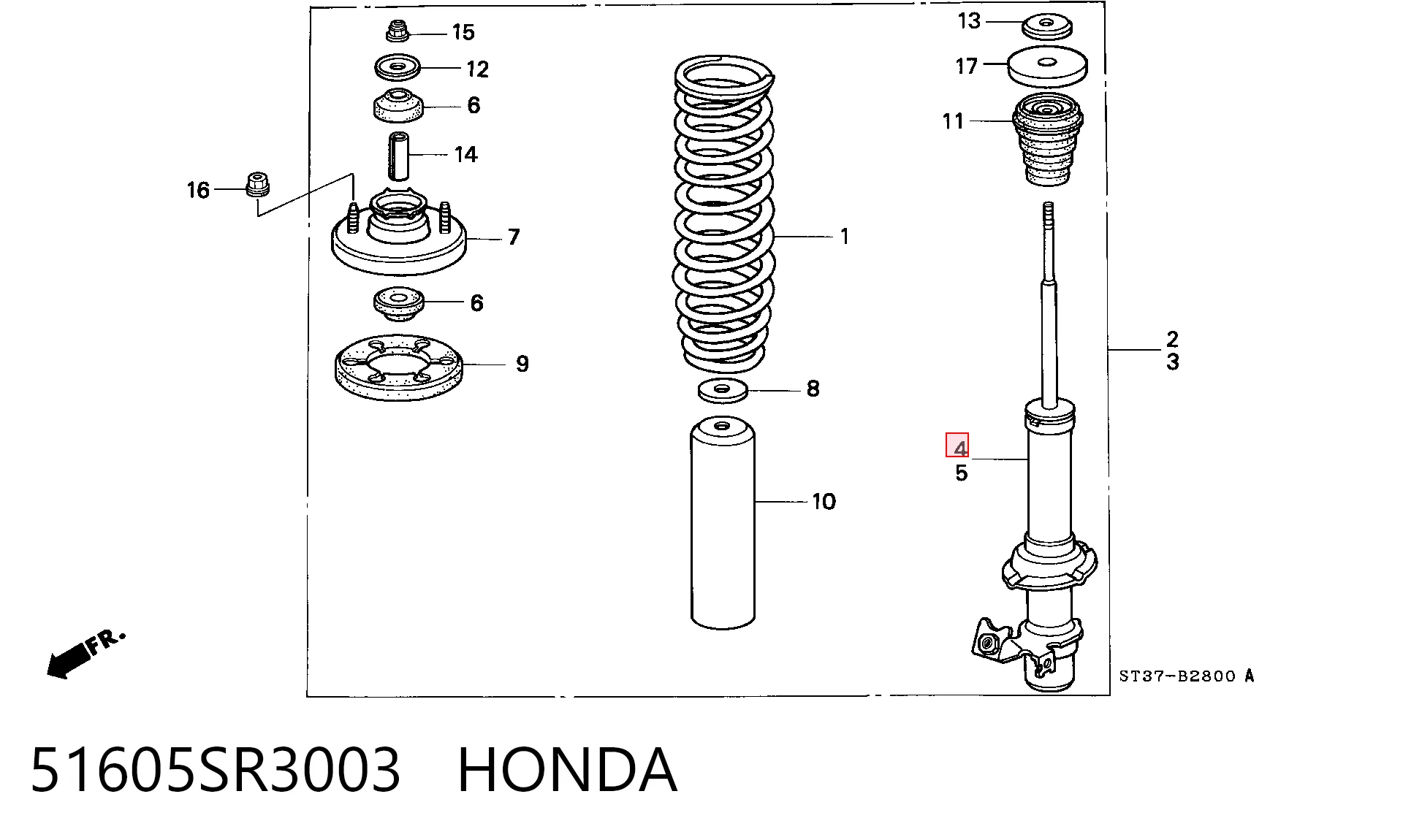 51605SR3003 Honda