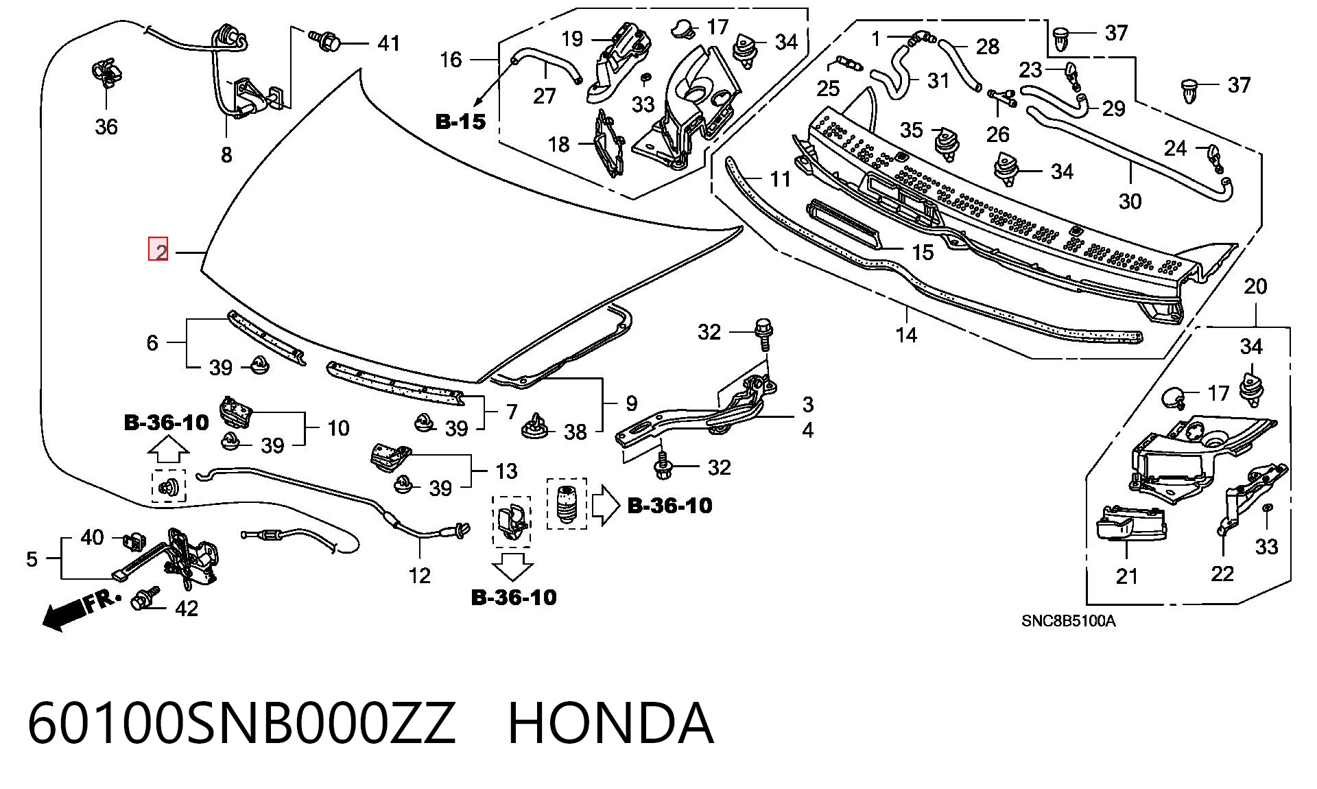 Honda Civic VIII Motor kaputu