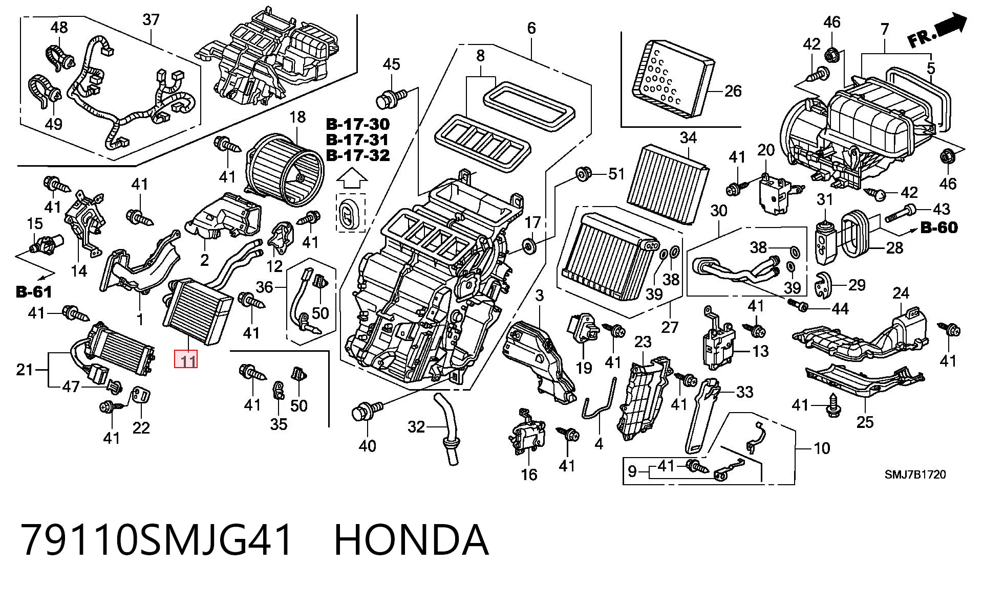 Honda Civic VIII Kalorifer radyatörü Türkiye fiyatı
