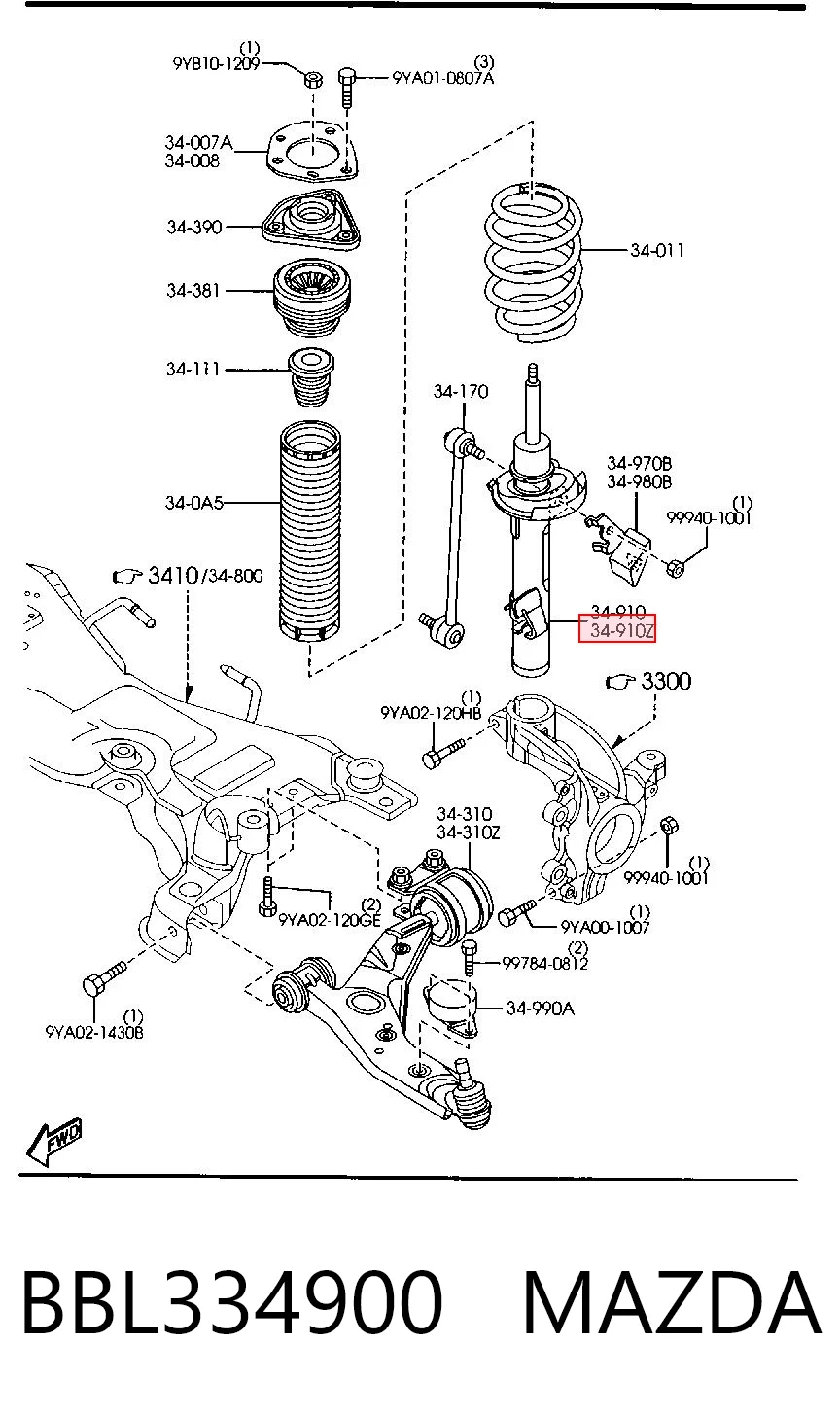 BBL334900 Mazda