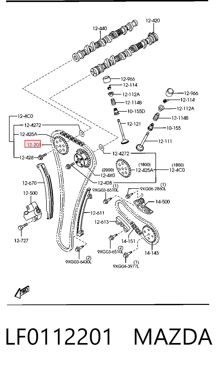 LF0112201 Mazda