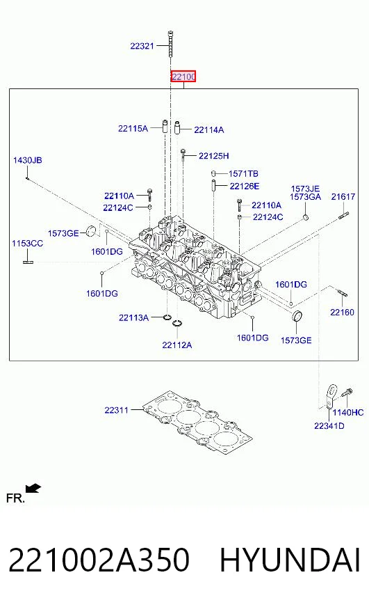 Hyundai I20  (2008 - 2012) Silindir kapağı satın al