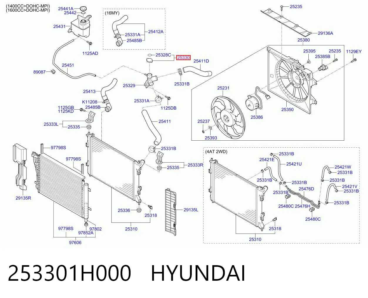 Honda Civic VIII Radyatör kapağı