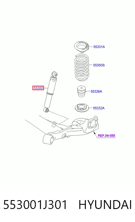 Hyundai I20 Arka amortisör
