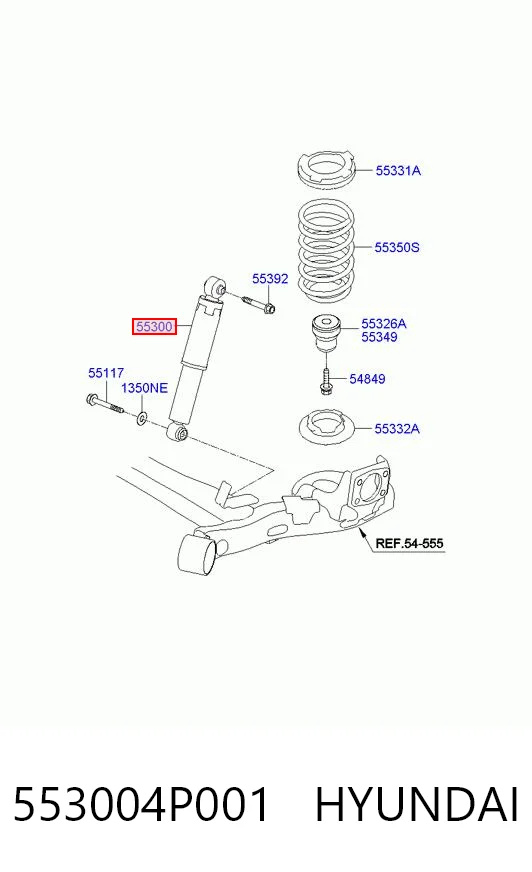 Hyundai I20 I Arka amortisör