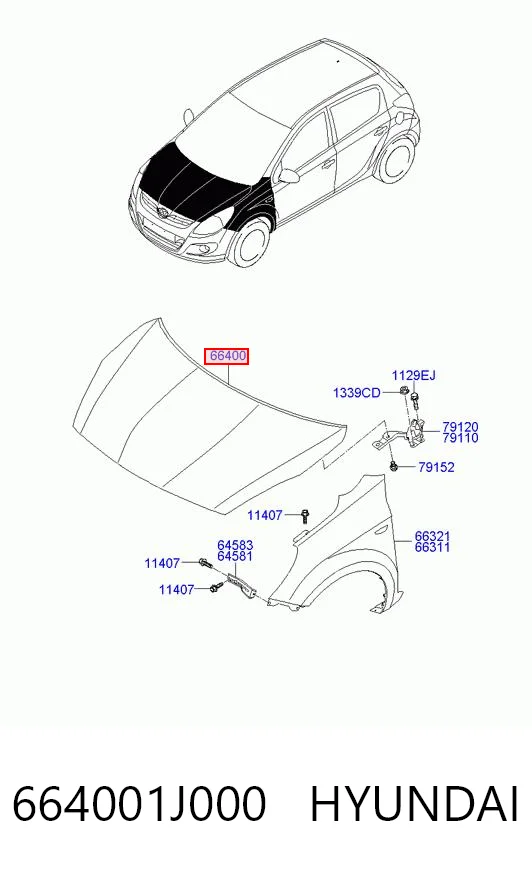 Hyundai I20  Motor kaputu Türkiye fiyatı