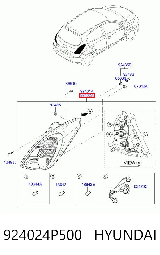 Hyundai I20  Sağ stop lambası Türkiye fiyatı