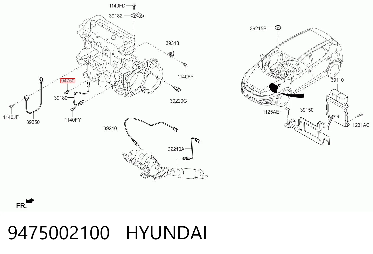 9475002100 Hyundai/Kia