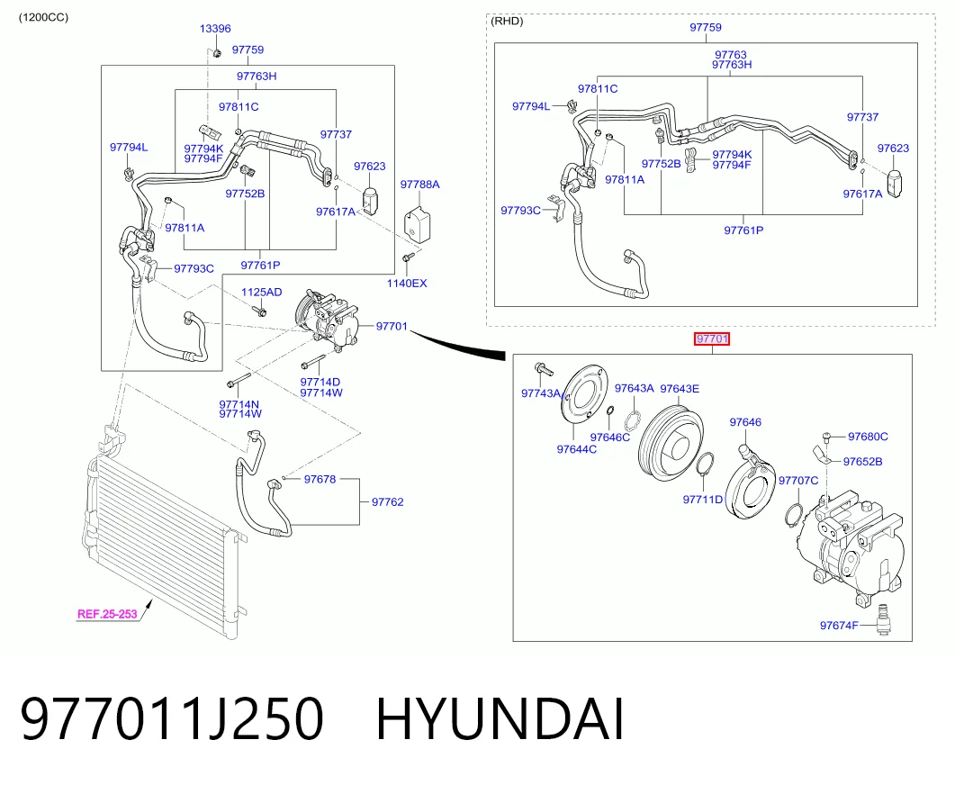 Hyundai I20 I Klima kompresörü
