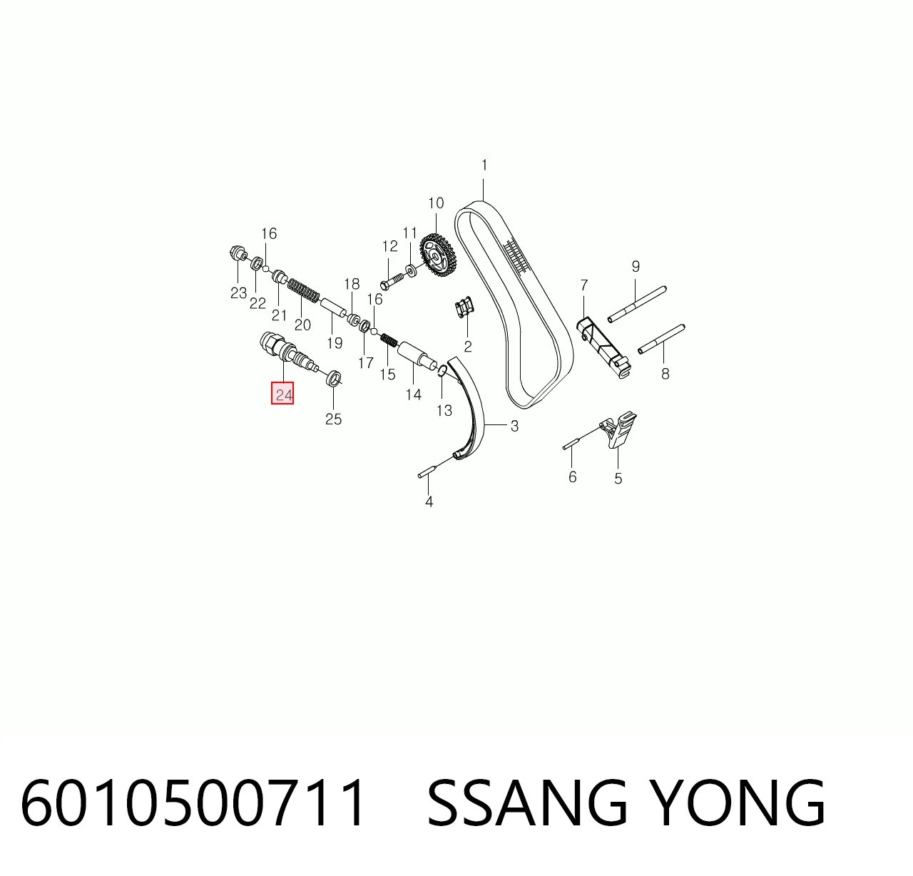 6010500711 Ssang Yong