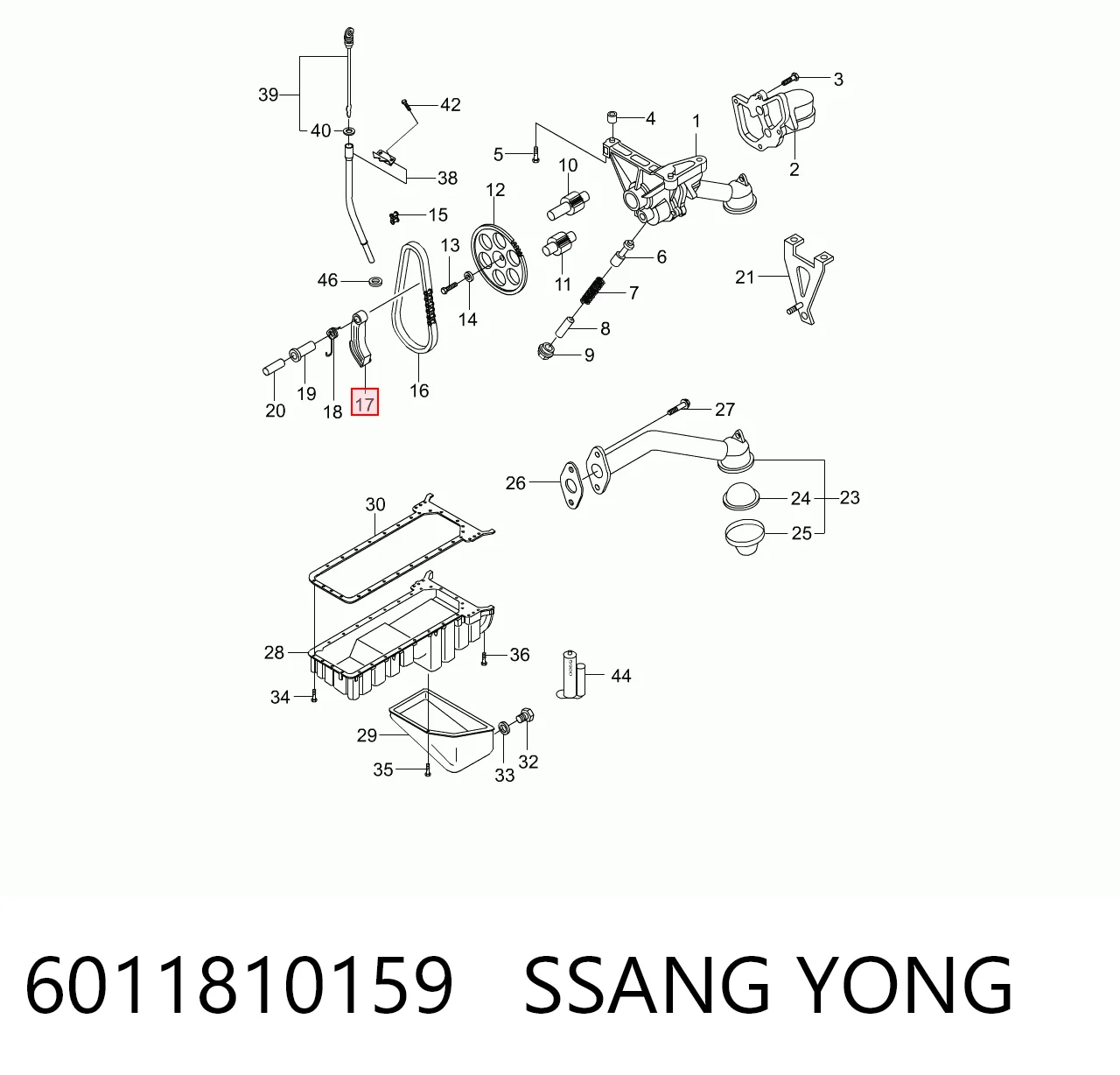 6011810159 Ssang Yong