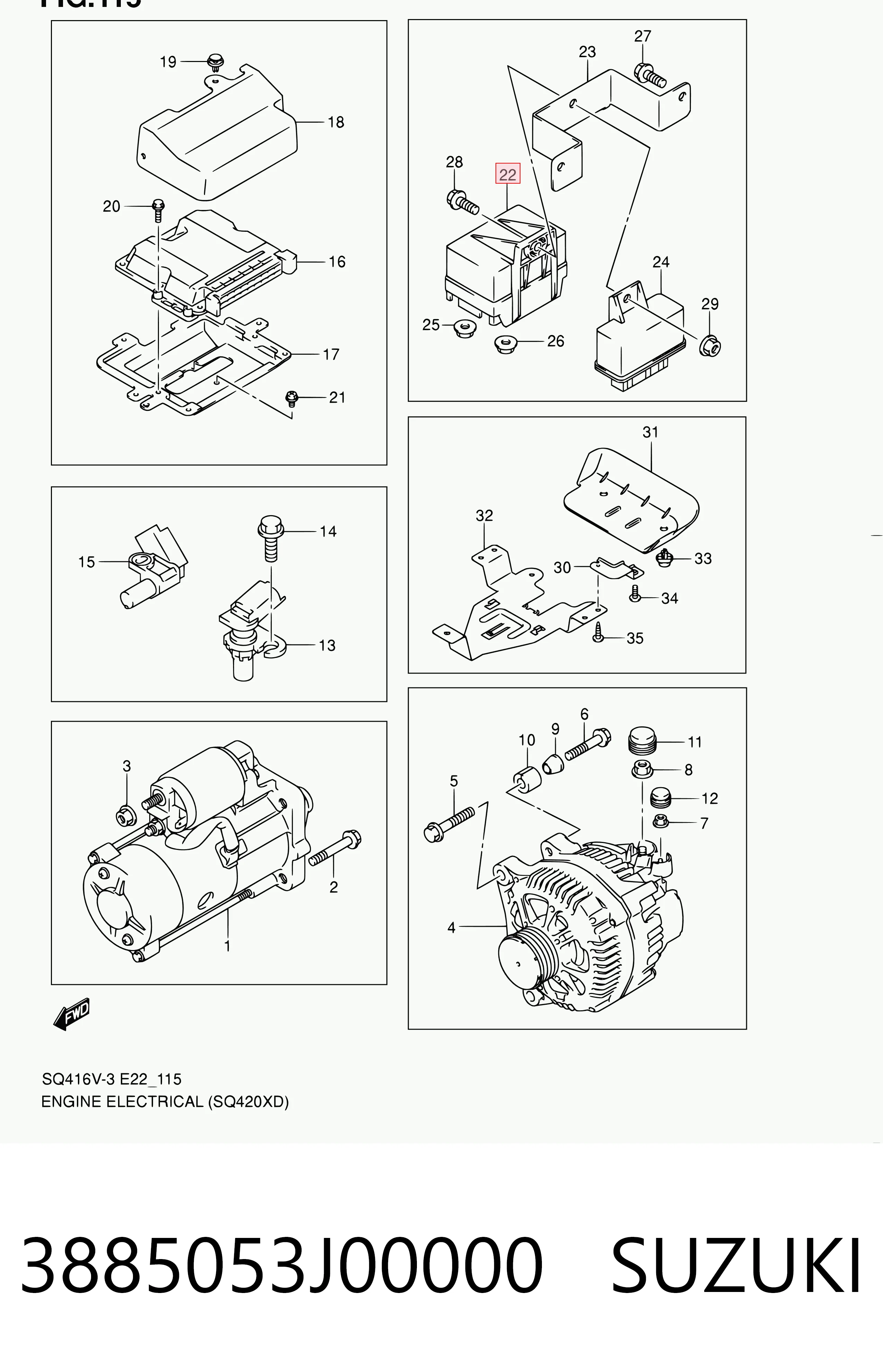 3885053J00000 Suzuki