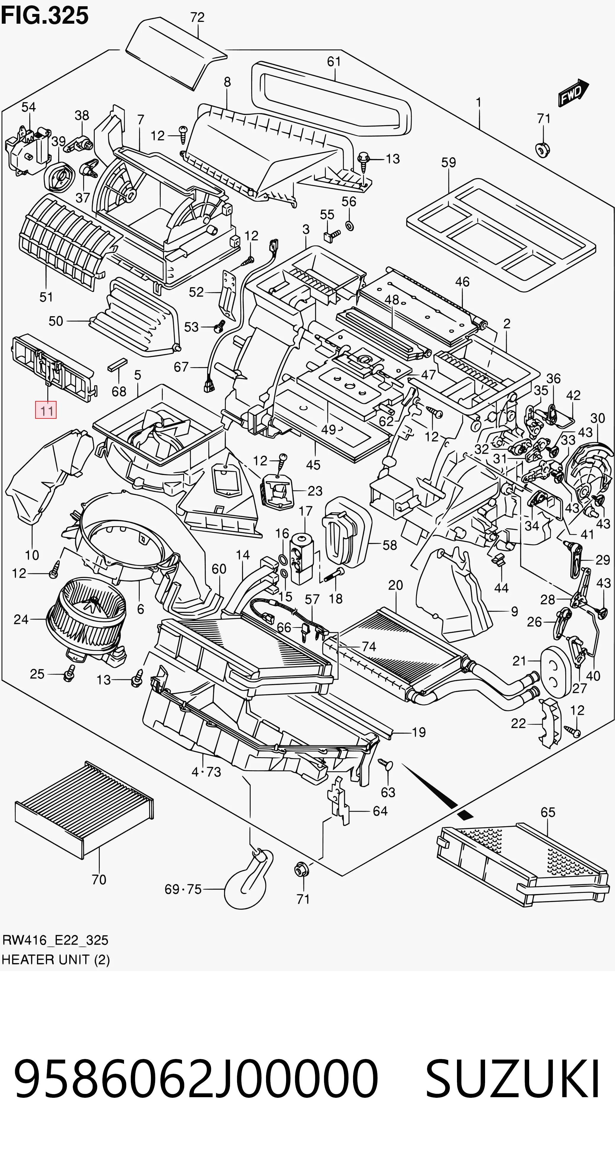 9586062J00000 Suzuki
