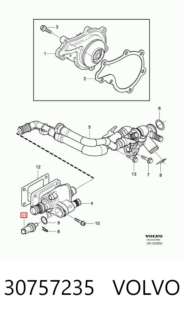 Citroen Berlingo  Hararet sensörü