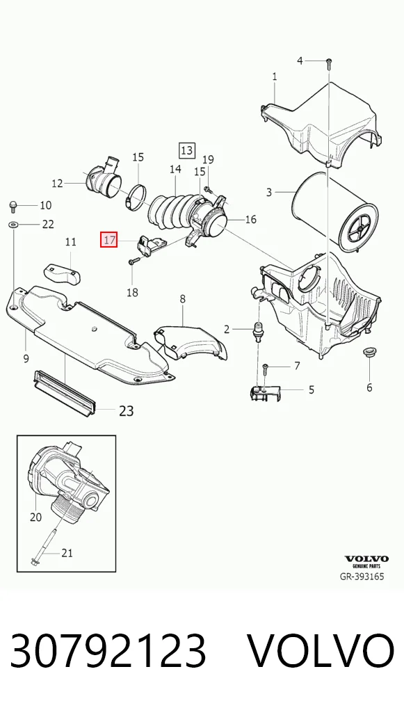 Focus III hatchback (CB8) (2010 - 2020) MAP sensörü