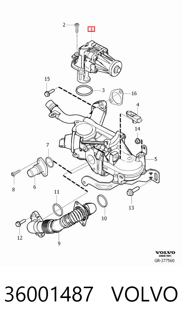 Ford Courier Transit EGR vanası