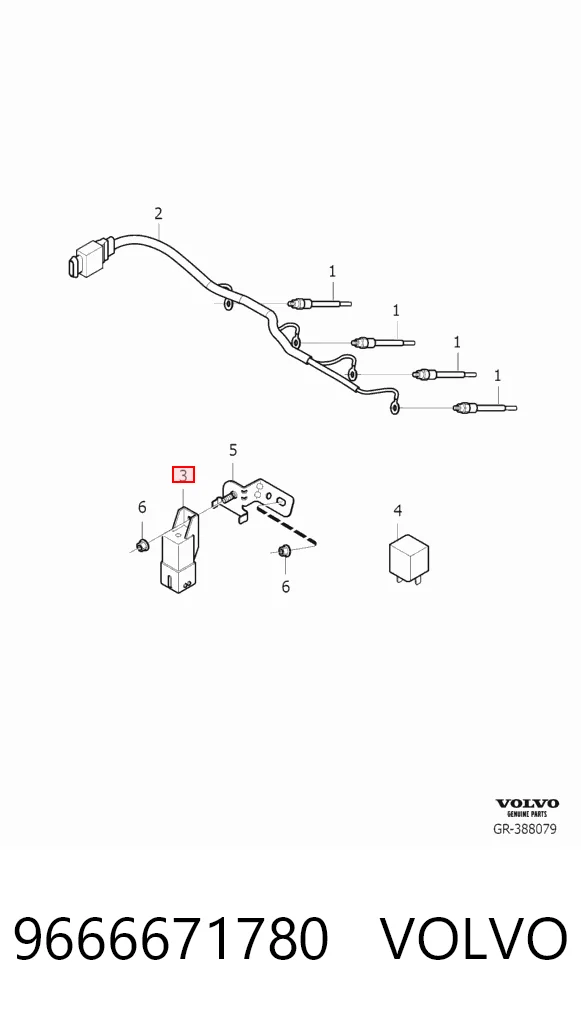 9666671780 Volvo