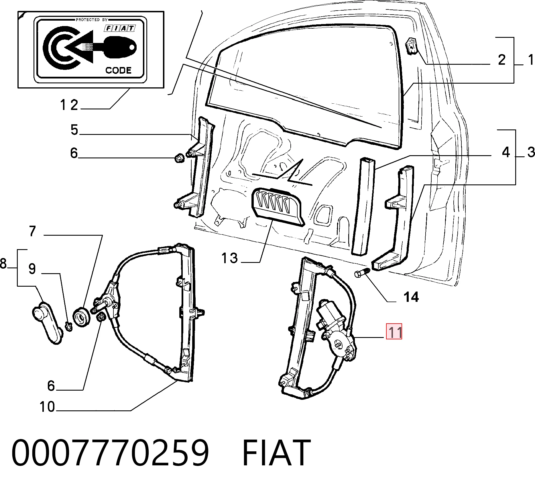 Fiat Marea  Sol Ön cam krikosu Türkiye fiyatı