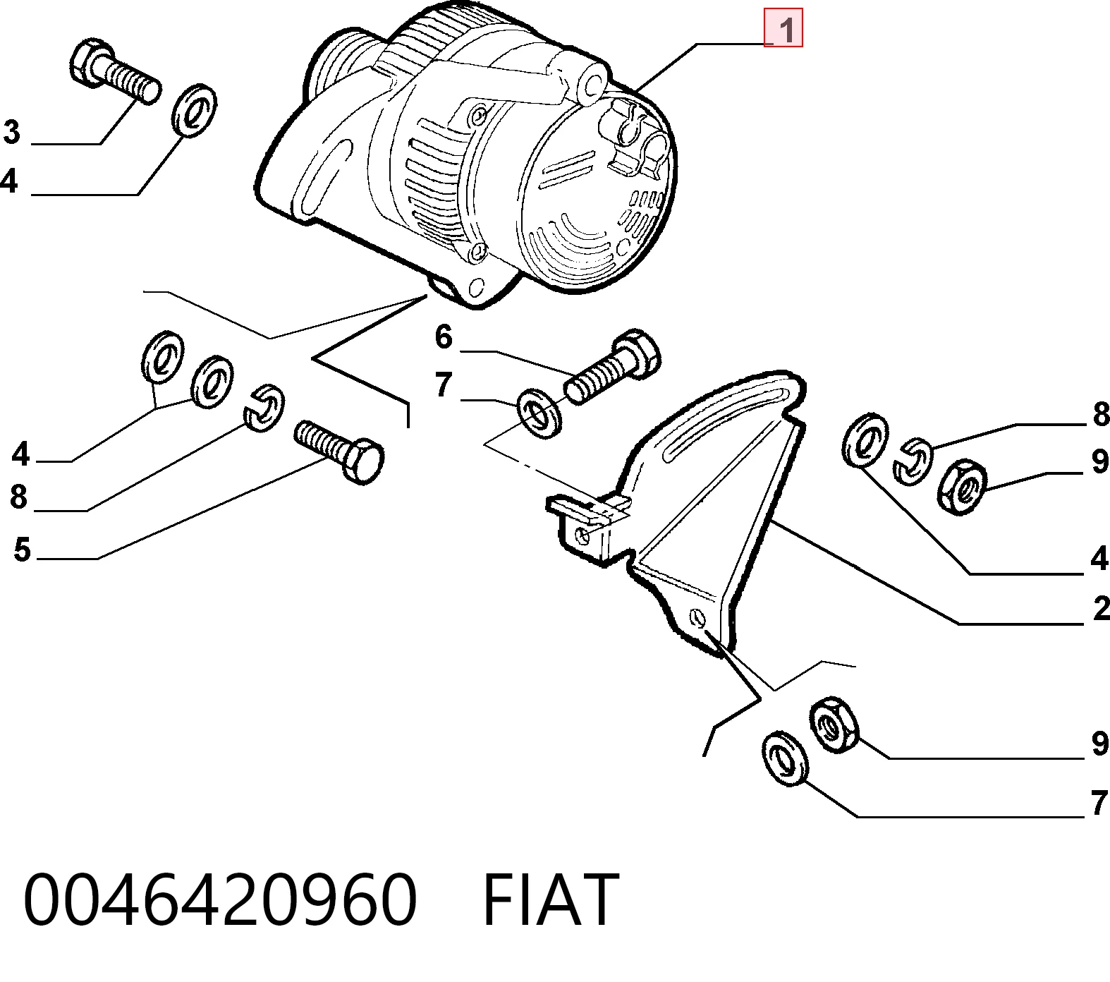 Fiat Marea  Alternatör Türkiye fiyatı
