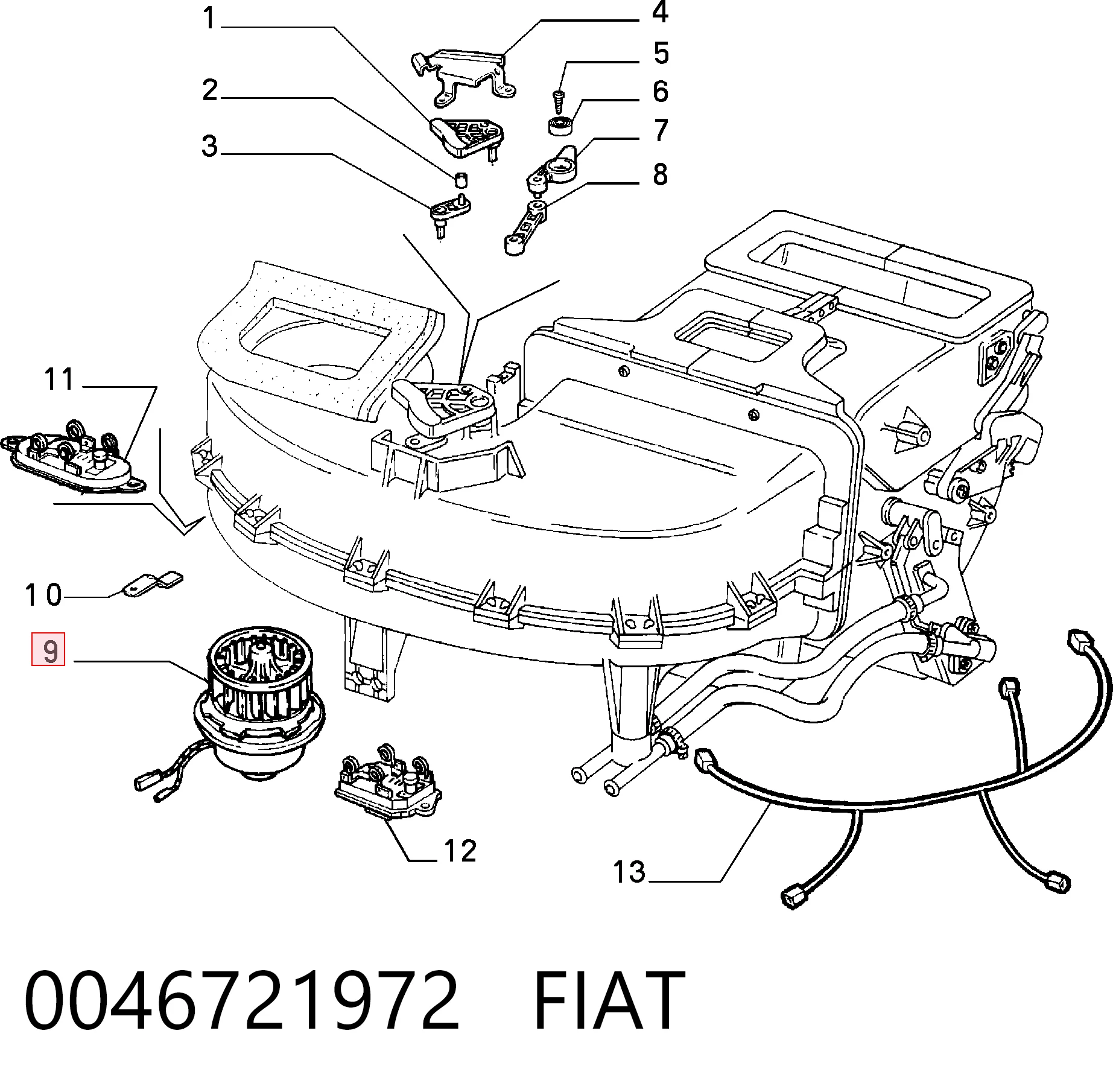 Fiat Tempra  (1990 - 1996) Isıtıcı fan motoru (iç mekân ısıtıcısı) fiyatı