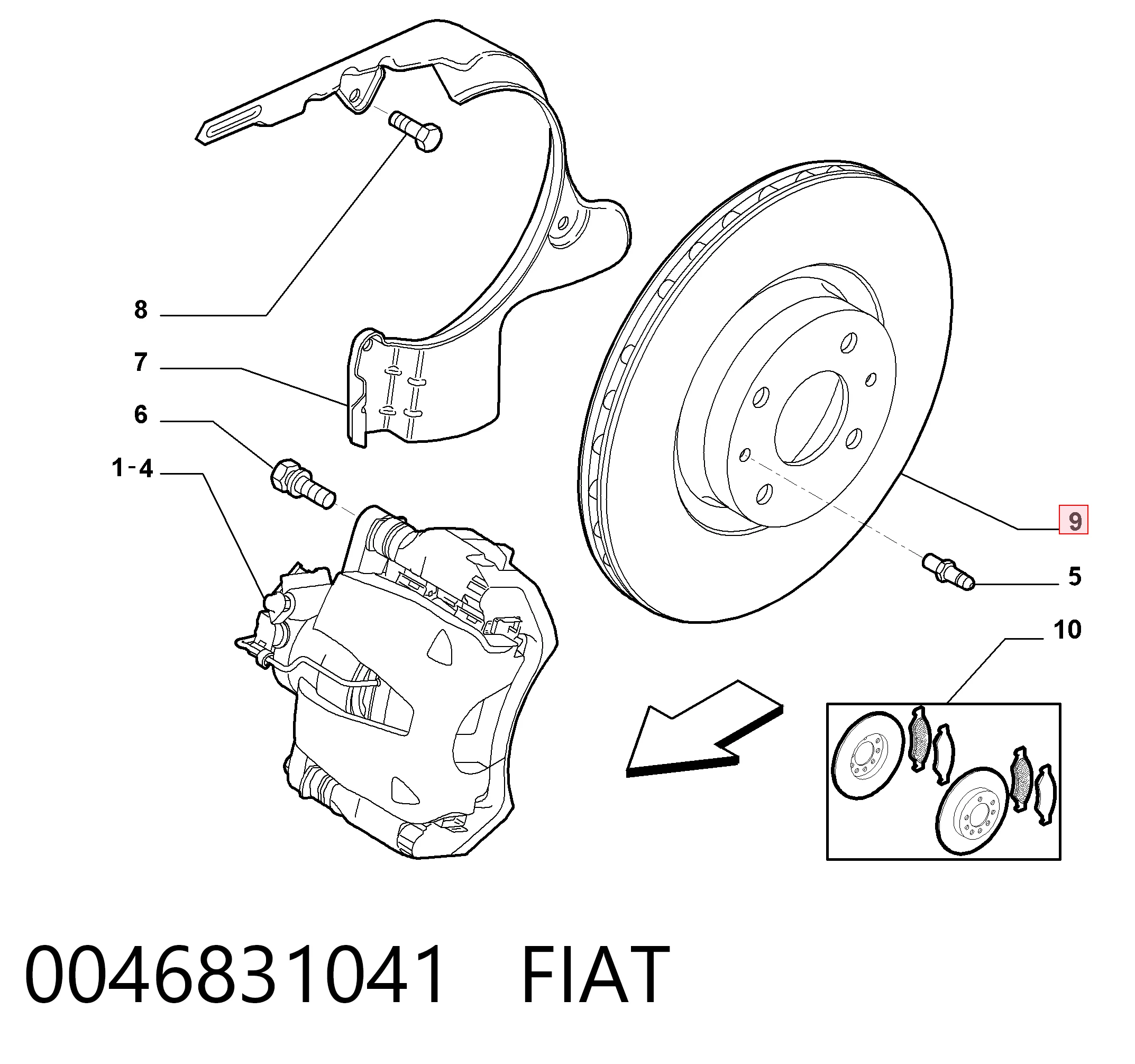 Fiat Linea  Fren diski takimi