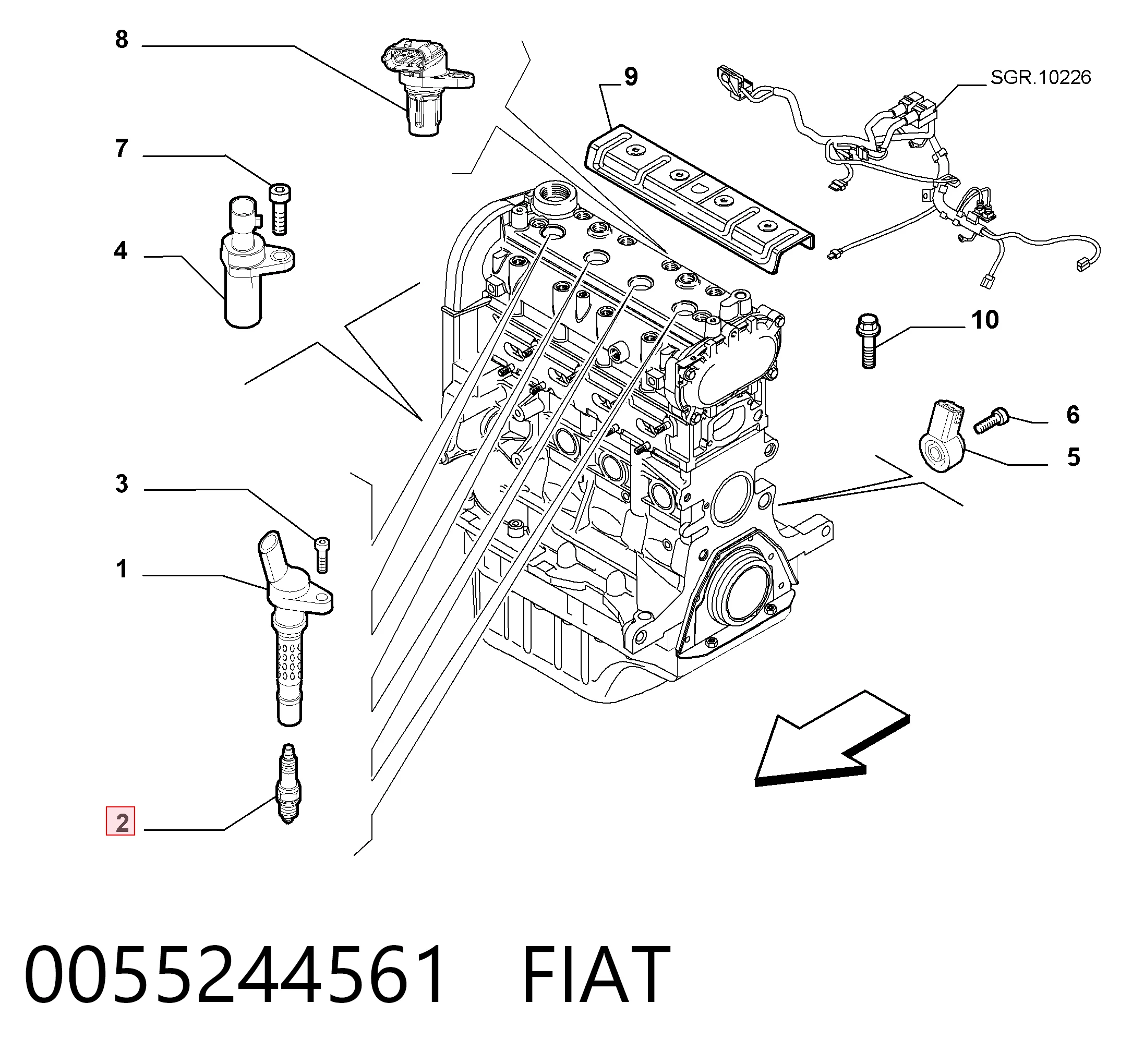 Fiat Linea  Buji takımı