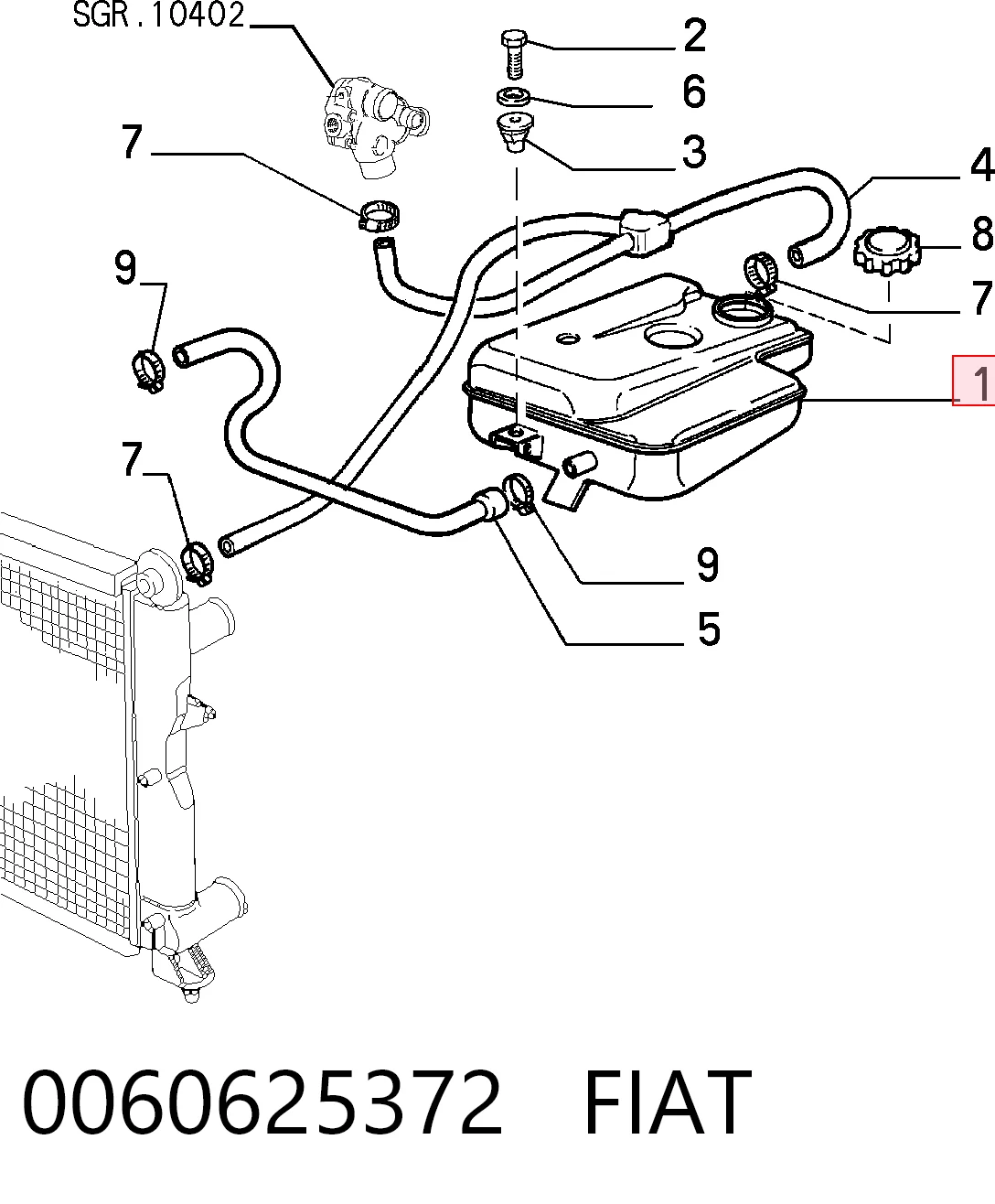 Fiat Tipo Su deposu