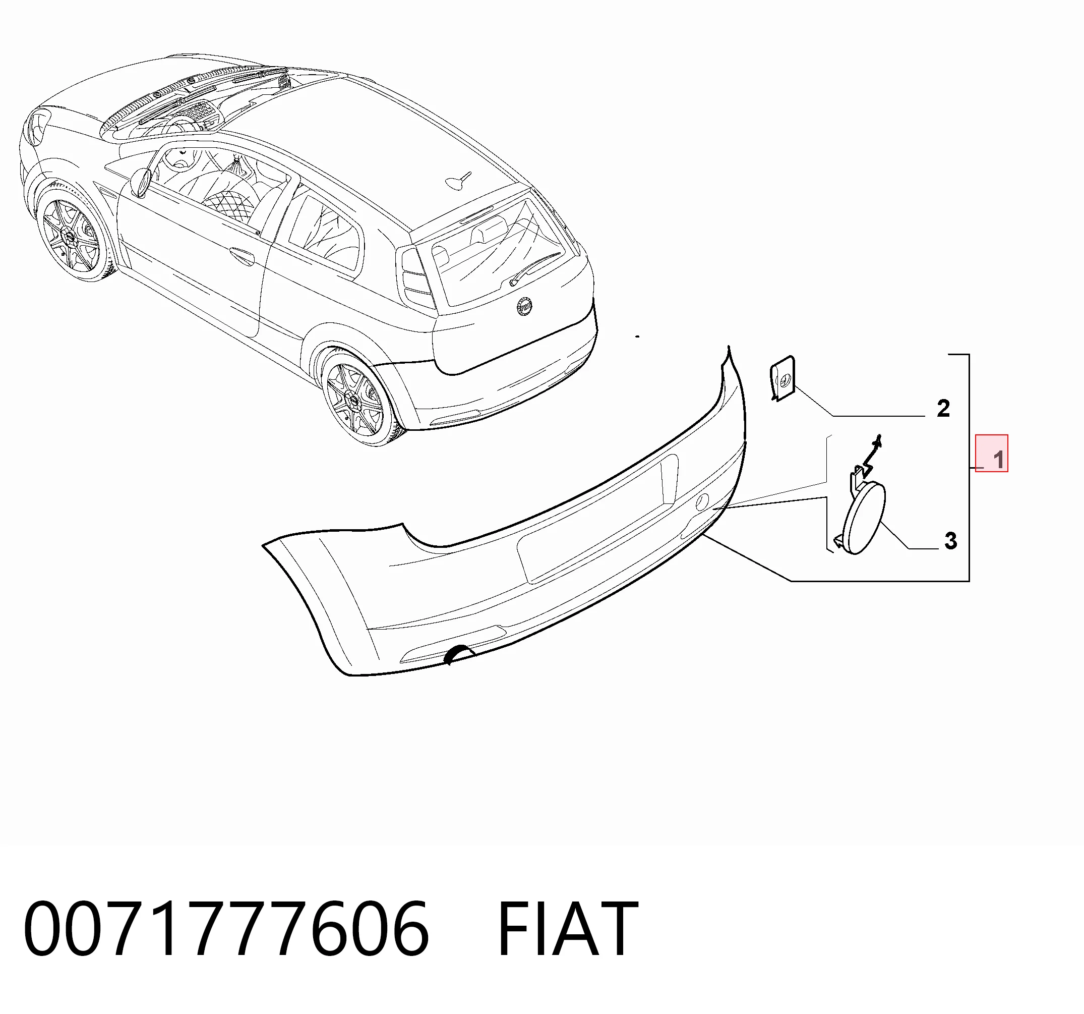 Fiat Punto Arka tampon Türkiye fiyatı
