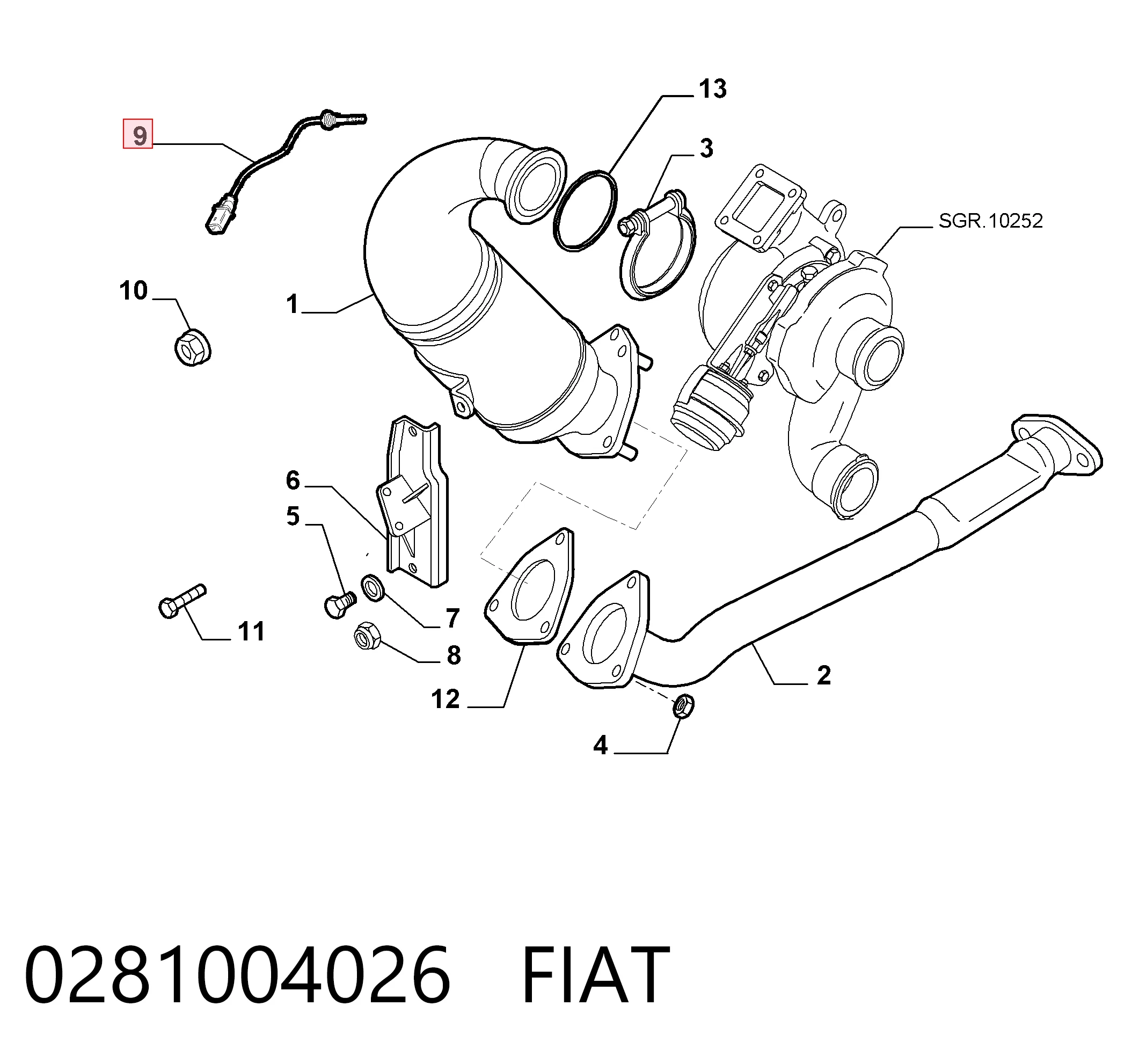 B0281004026 Fiat/Alfa/Lancia