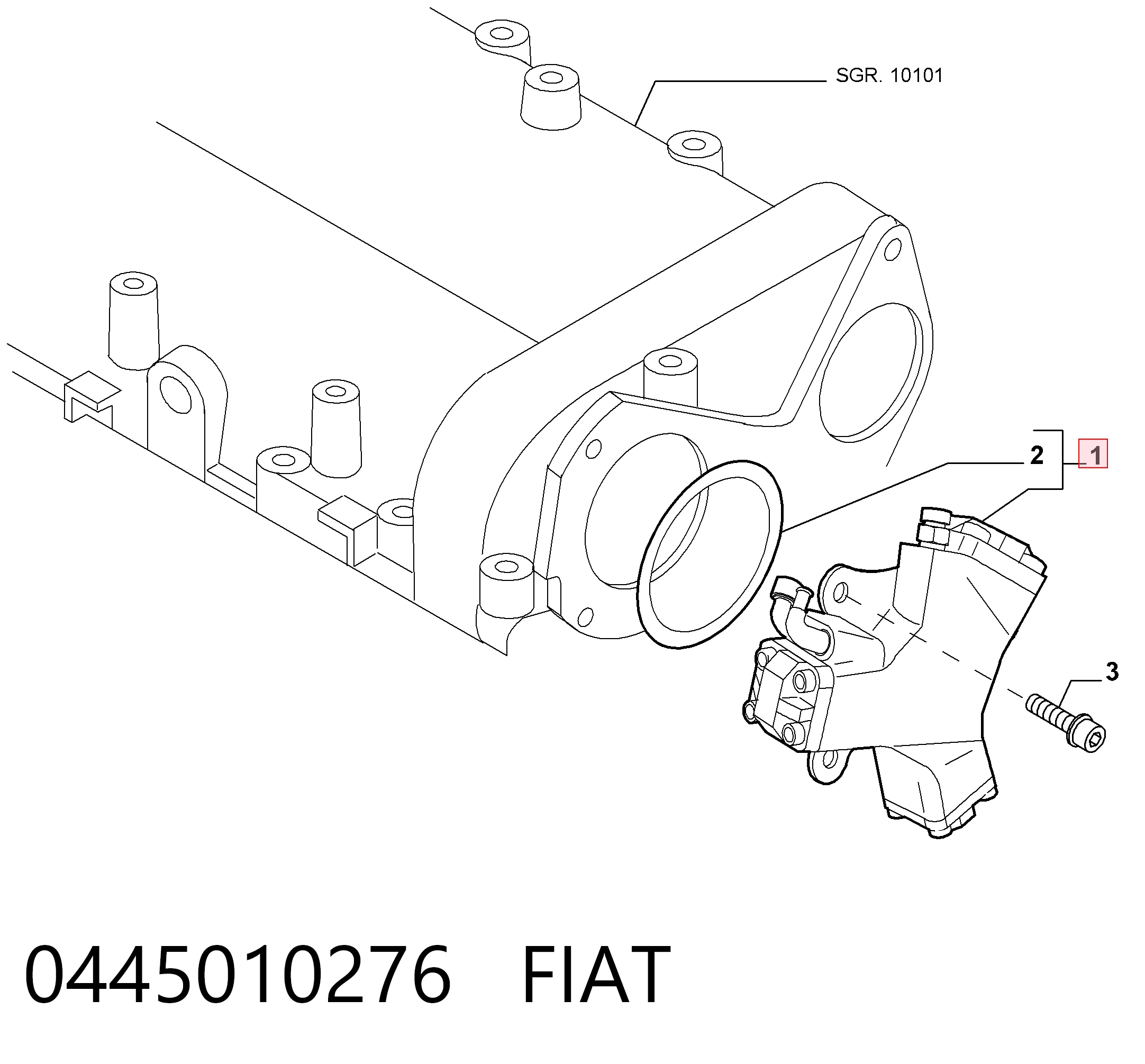 Fiat Linea  (2007 - 2026) Yüksek basınçlı yakıt pompası 
