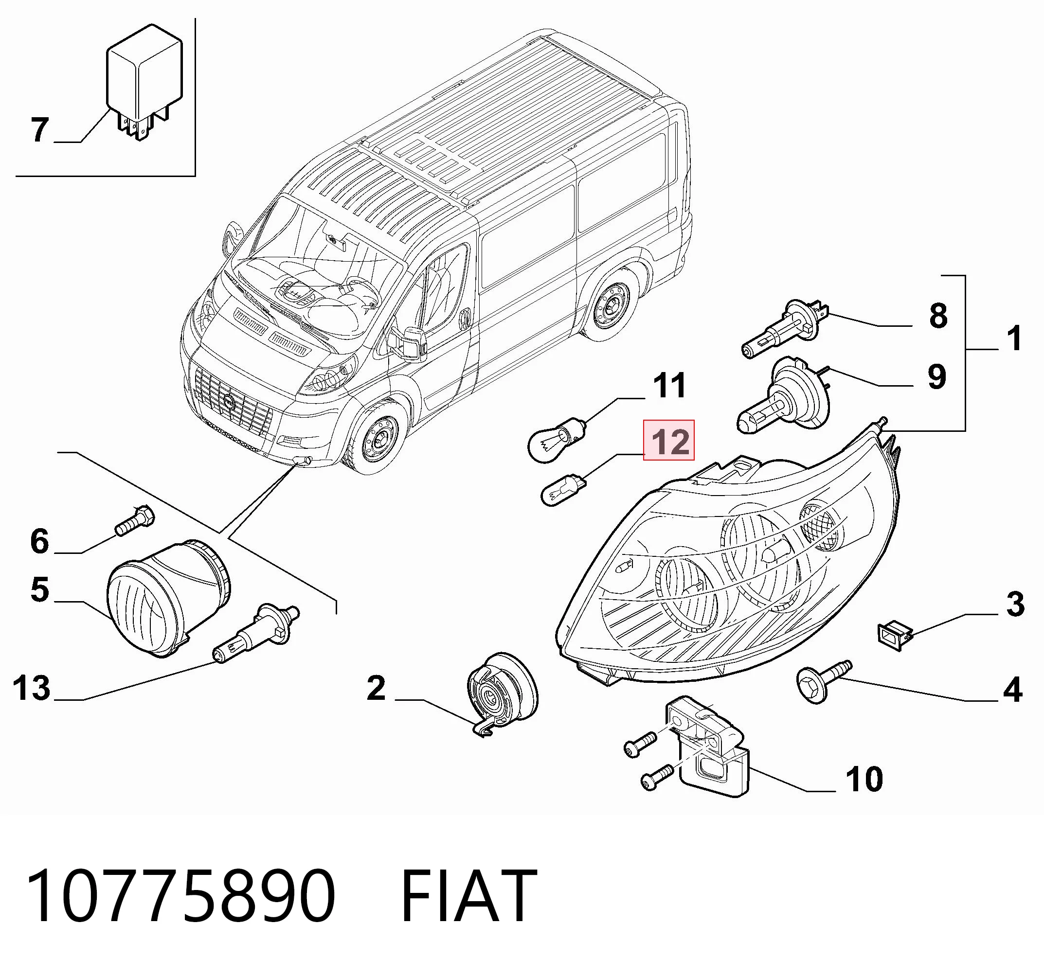 Fiat Tempra  Tavan lambası ampulü Türkiye fiyatı
