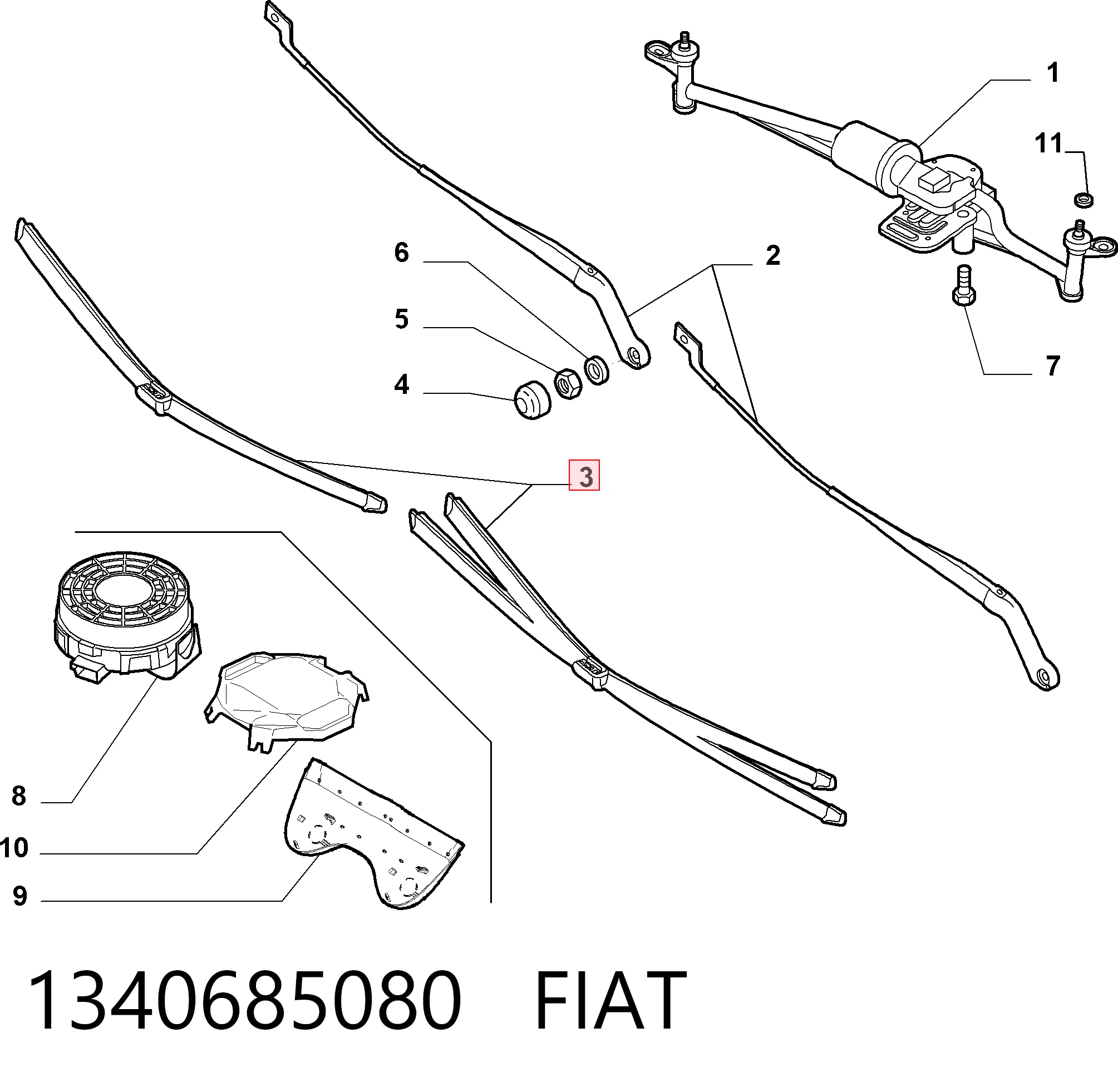 Fiat Ducato III Silecek Takım Türkiye fiyatı