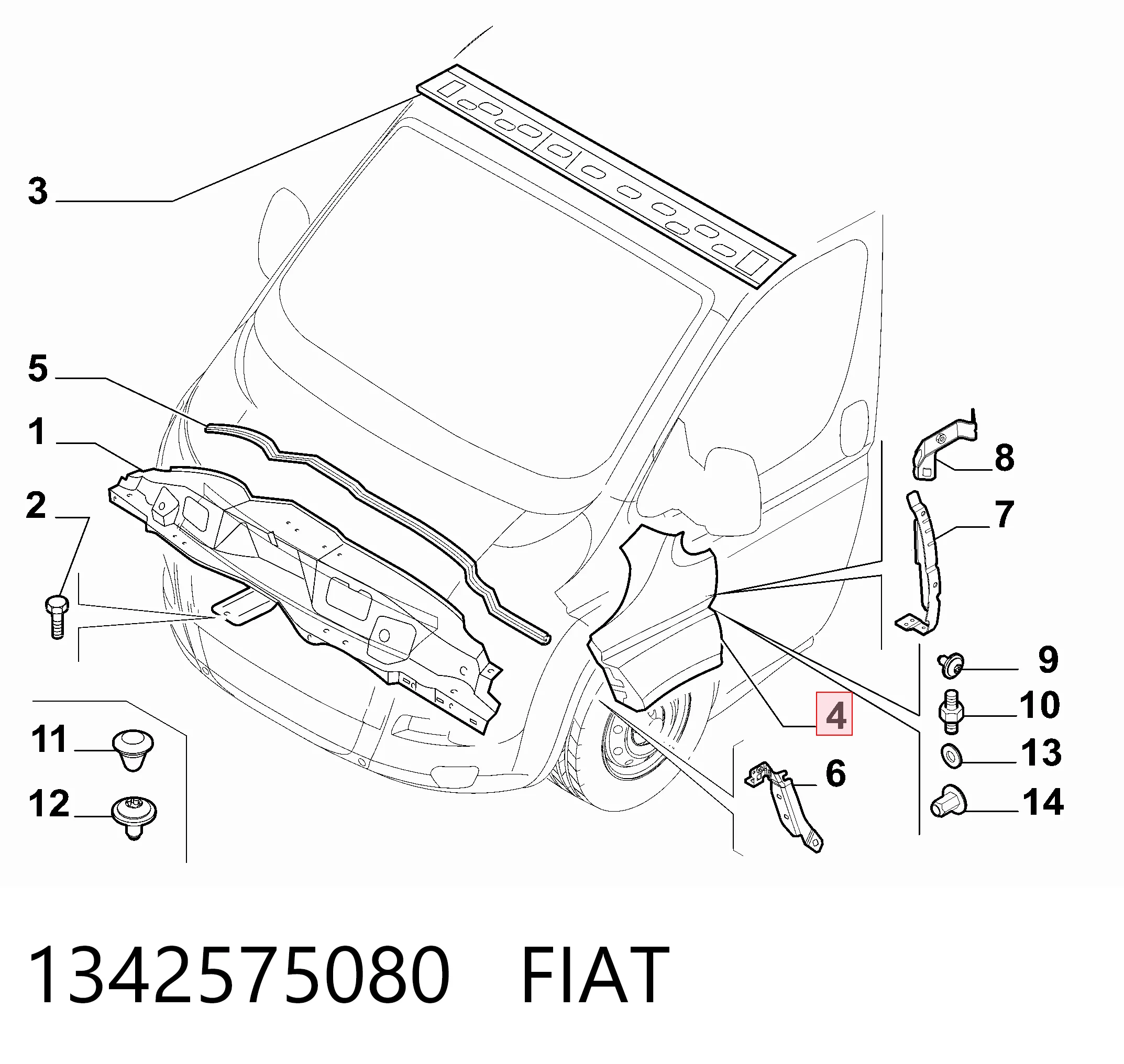 Fiat Ducato III Sol ön çamurluk Türkiye fiyatı