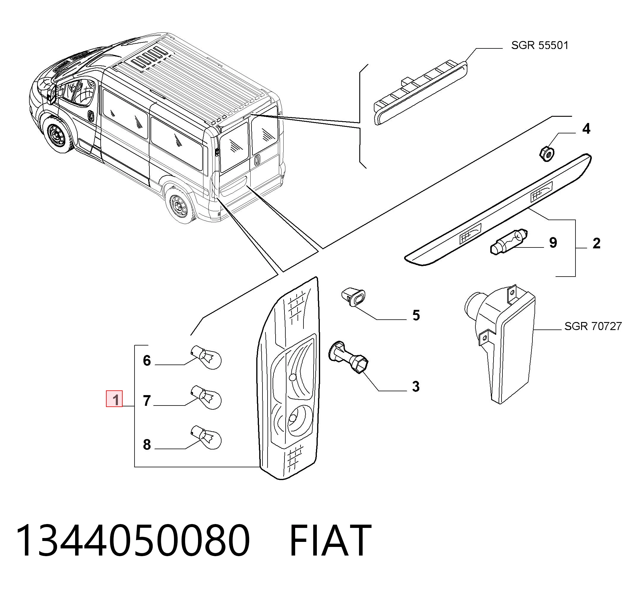 Fiat Ducato III Sol stop lambası Türkiye fiyatı