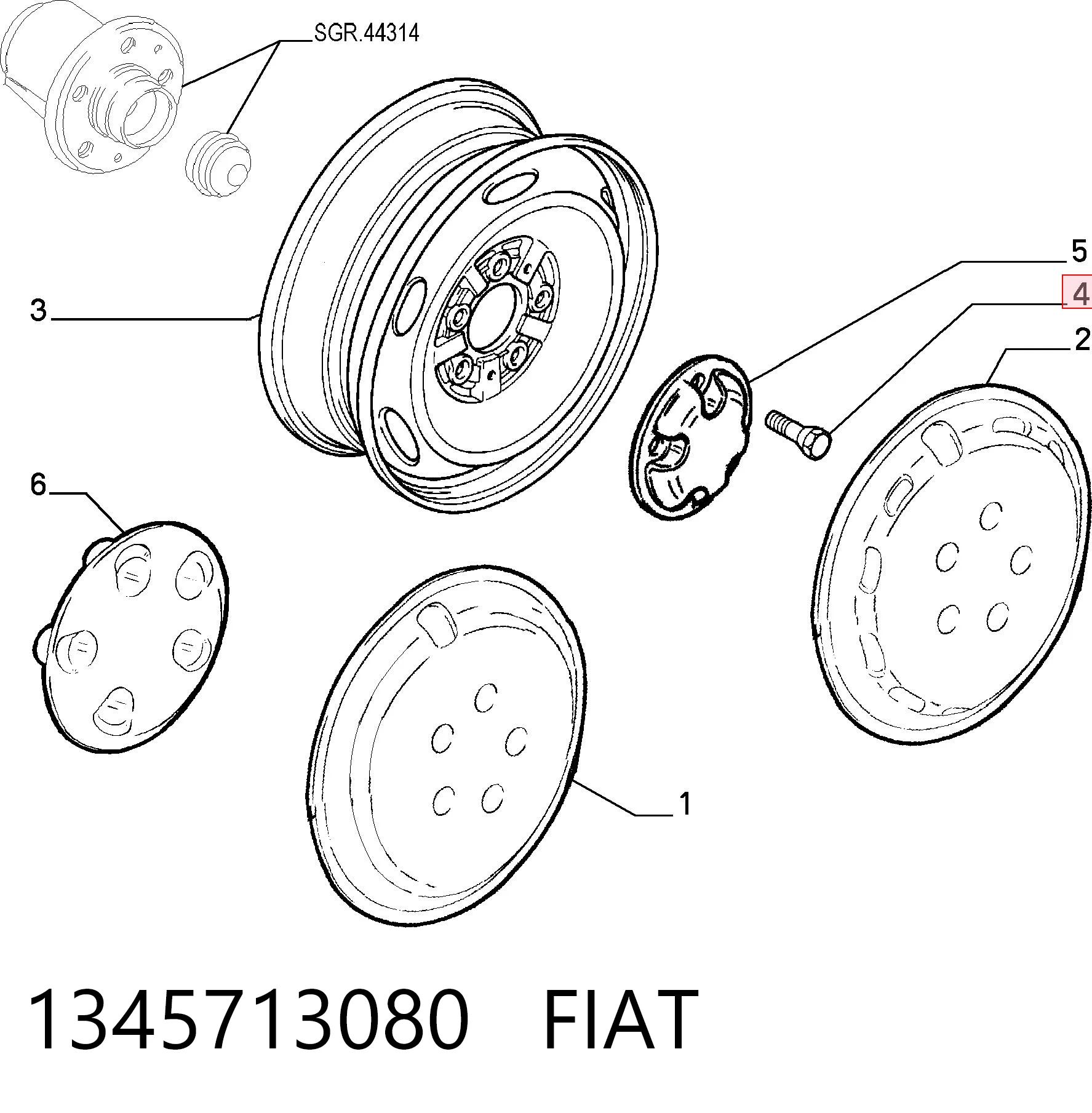 1345713080 Fiat/Alfa/Lancia