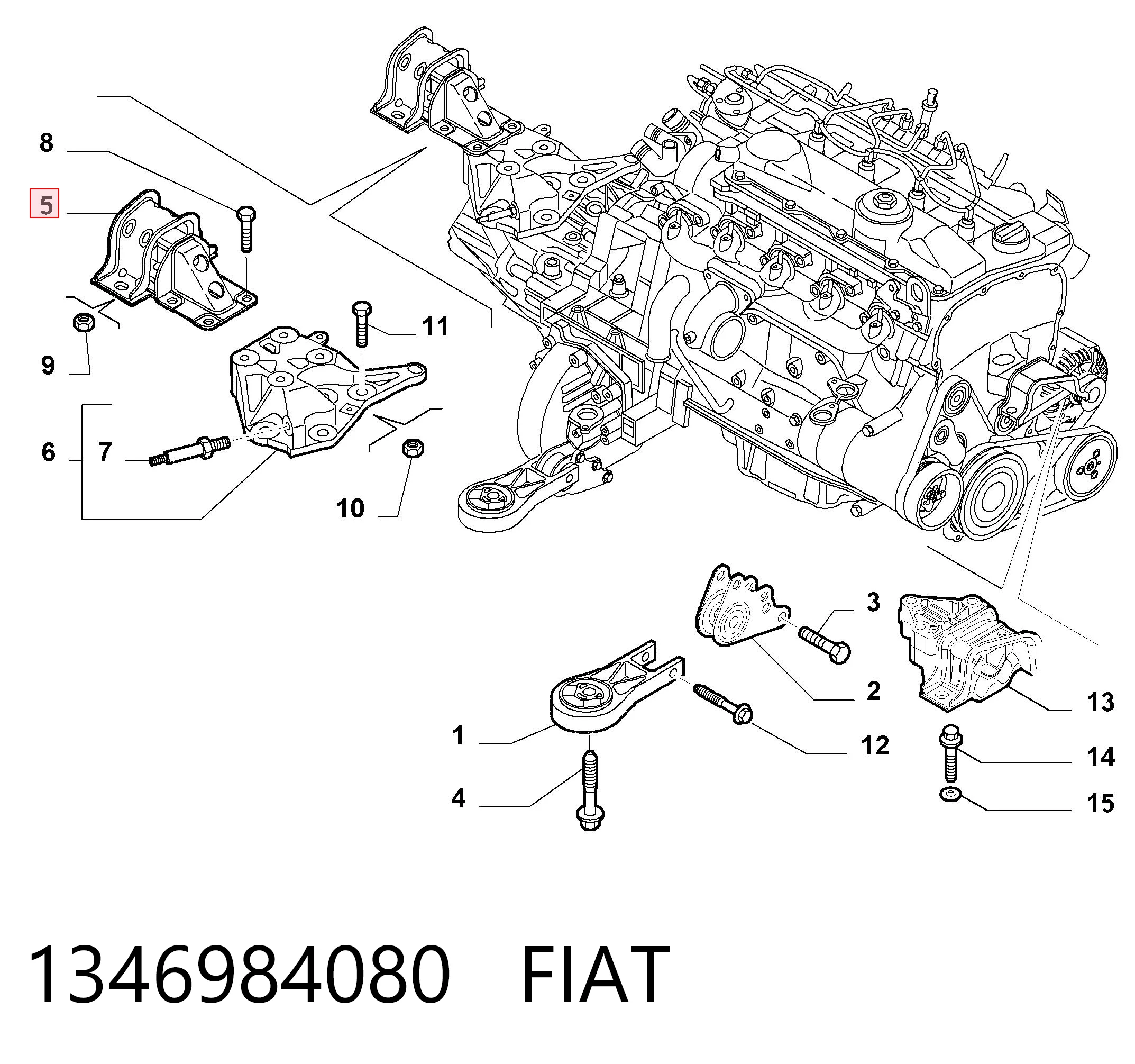 Fiat Ducato III Sol Motor Kulağı