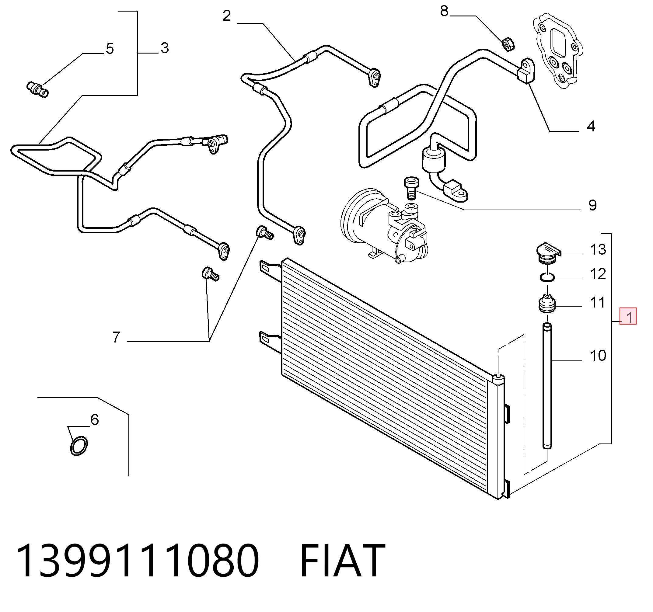 Fiat Ducato III Klima kondenseri