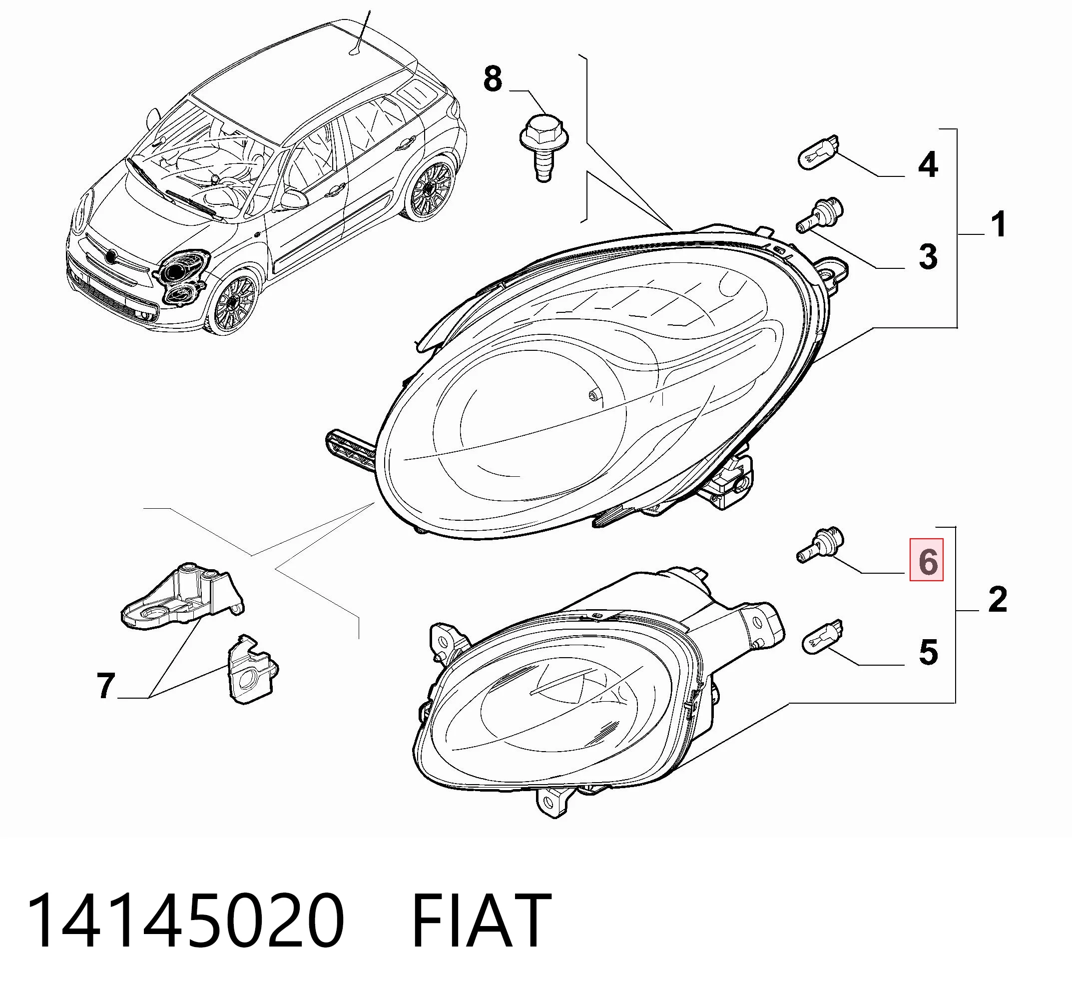 14145020 Fiat/Alfa/Lancia