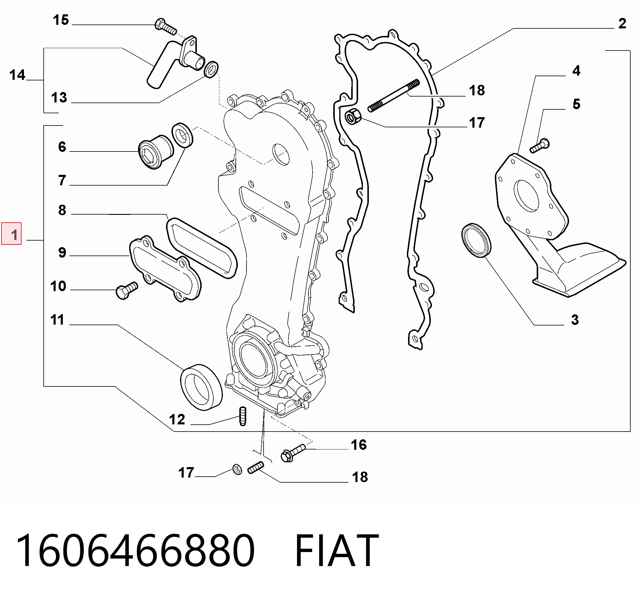 Fiat Linea Yağ pompası
