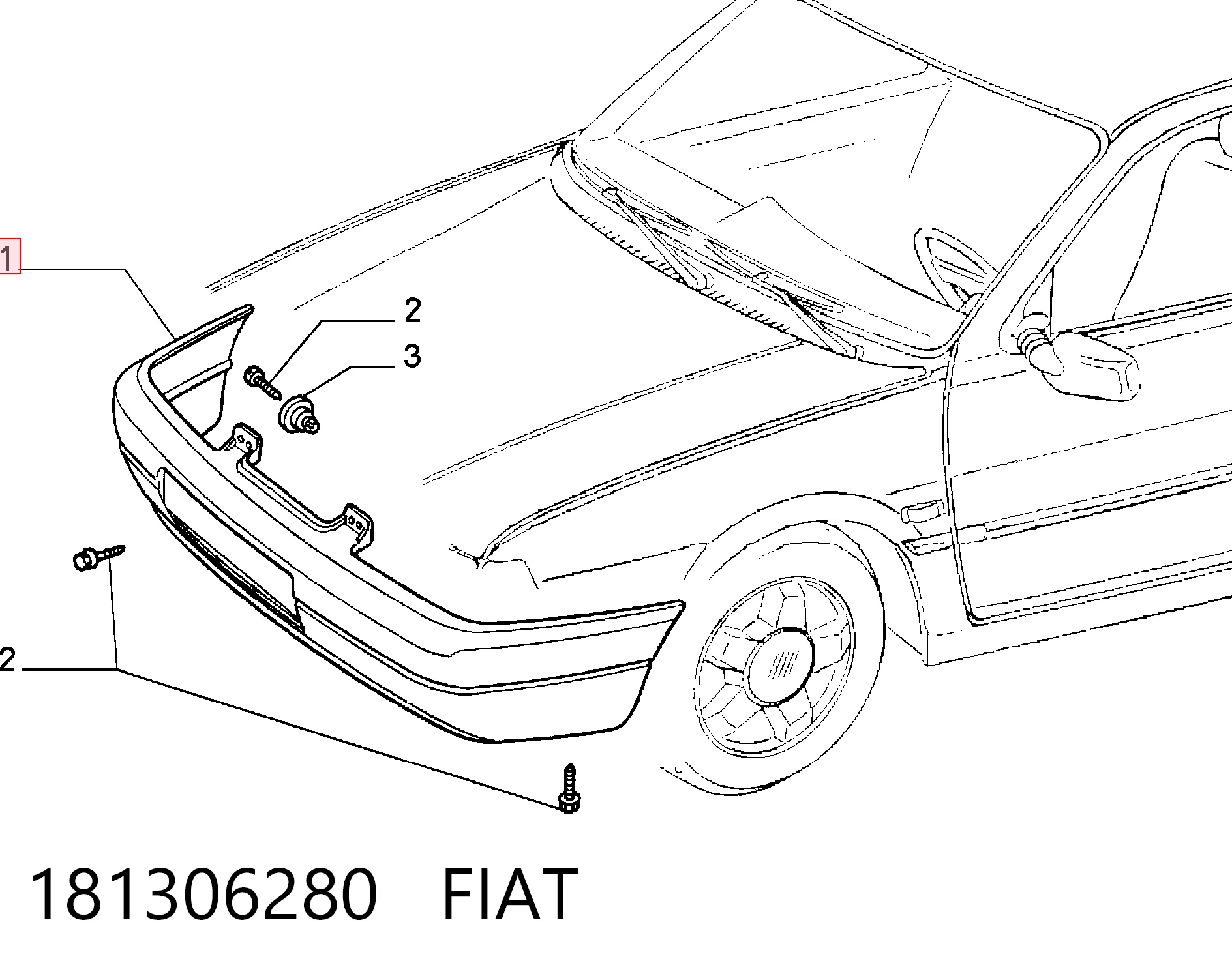 Fiat Tempra Tampon
