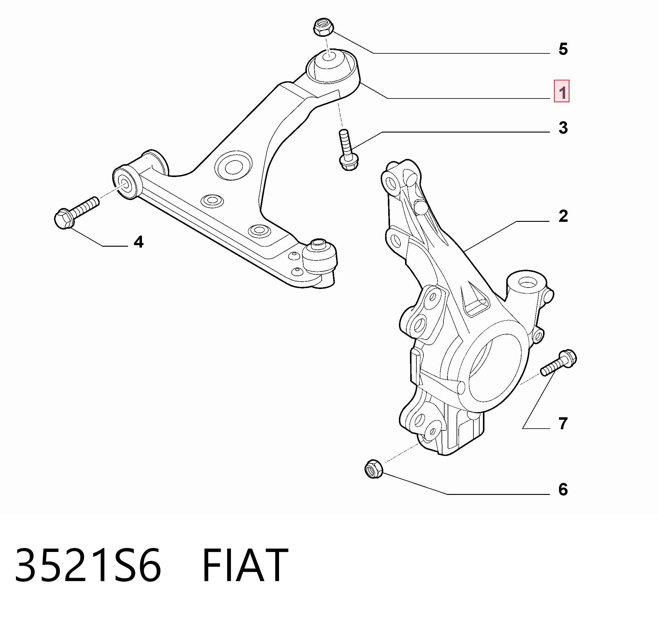 Fiat Linea  Sağ alt salıncak Türkiye fiyatı