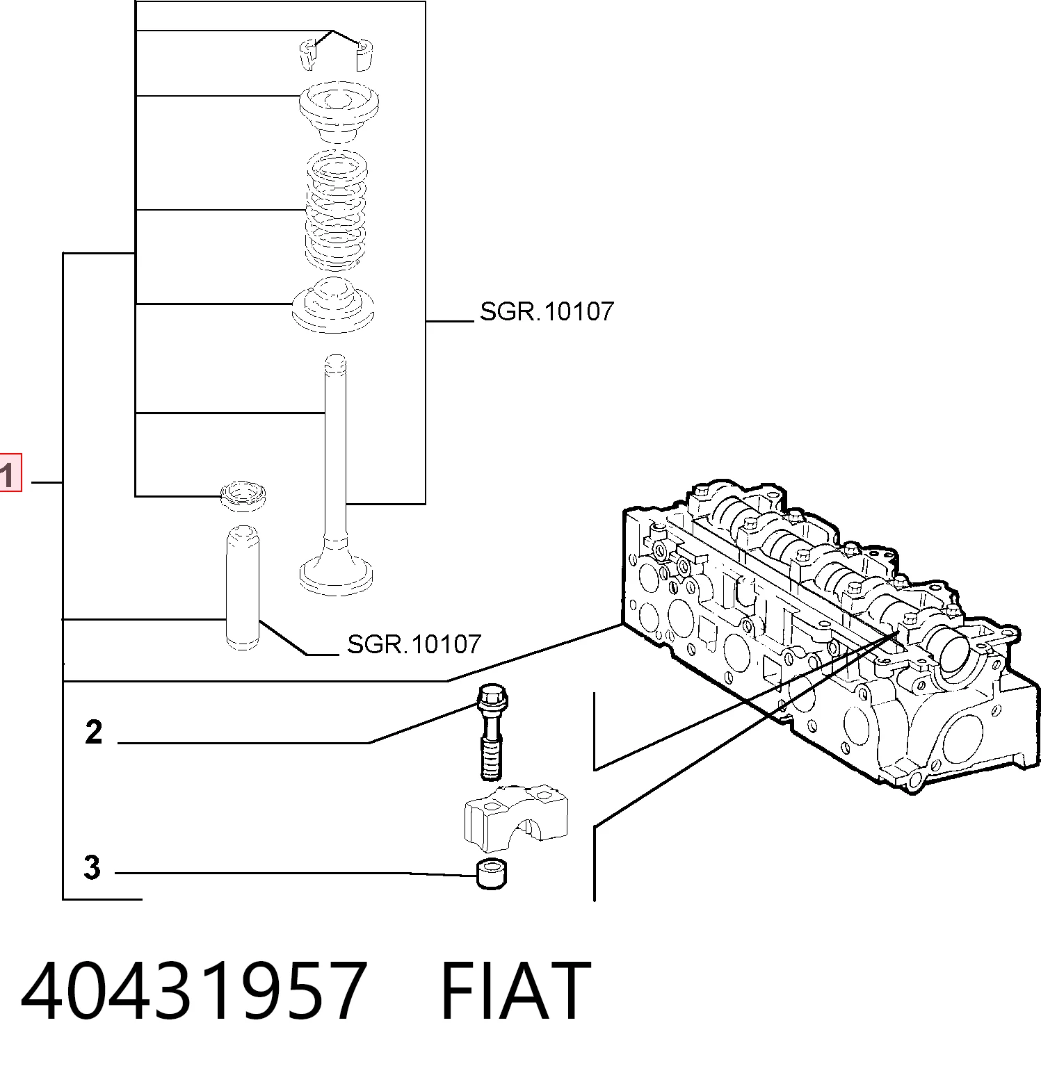 Fiat Marea Silindir kapağı