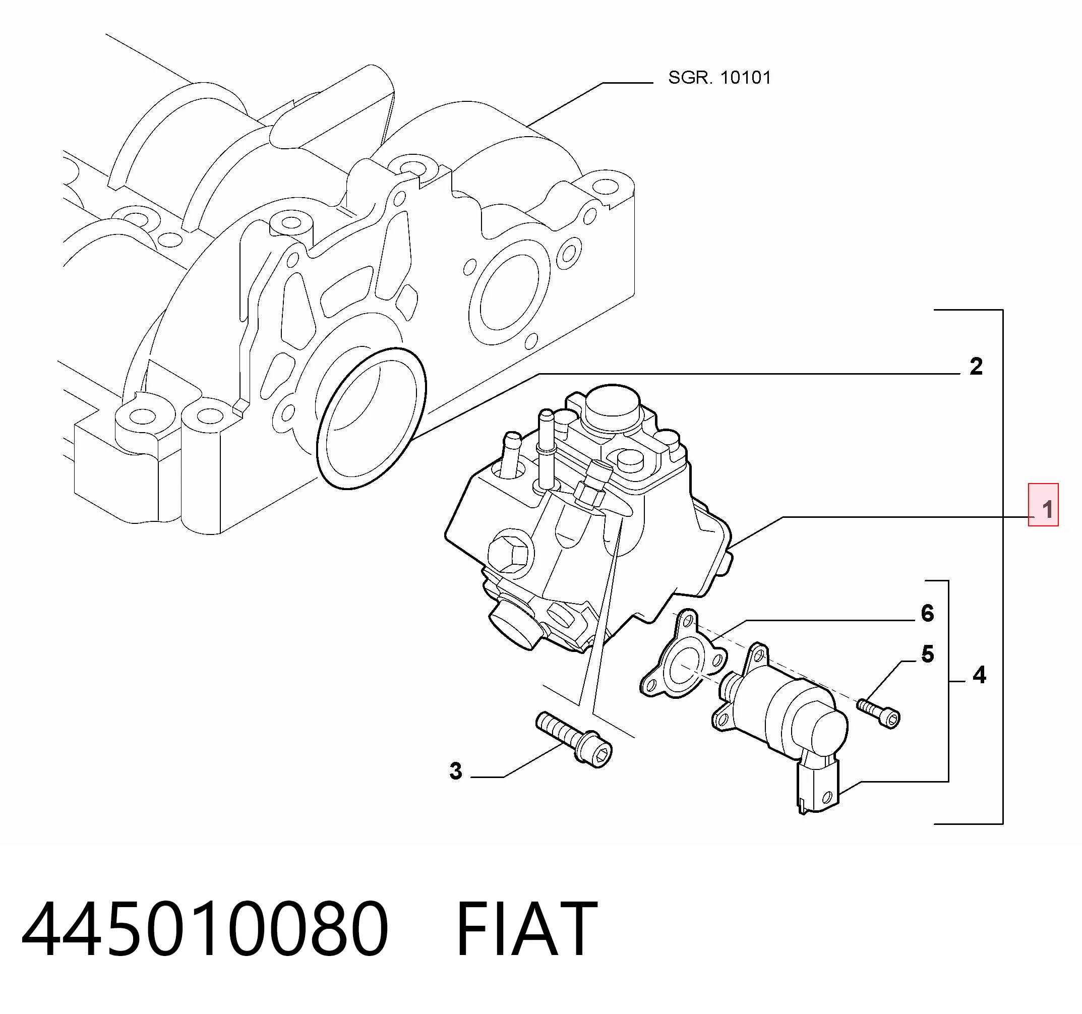 Fiat Linea  (2007 - 2026) Yüksek basınçlı yakıt pompası fiyatları