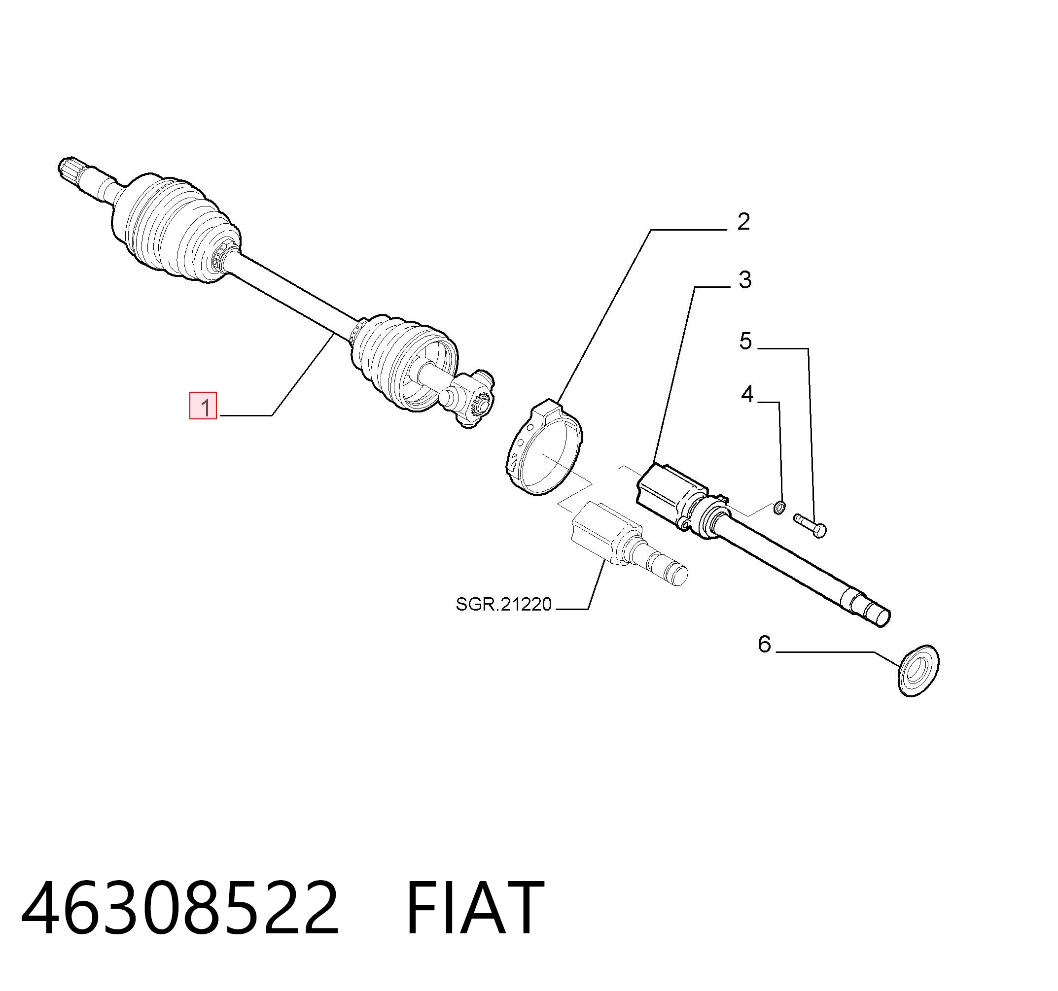 Fiat Punto GRAND Sağ aks Türkiye fiyatı