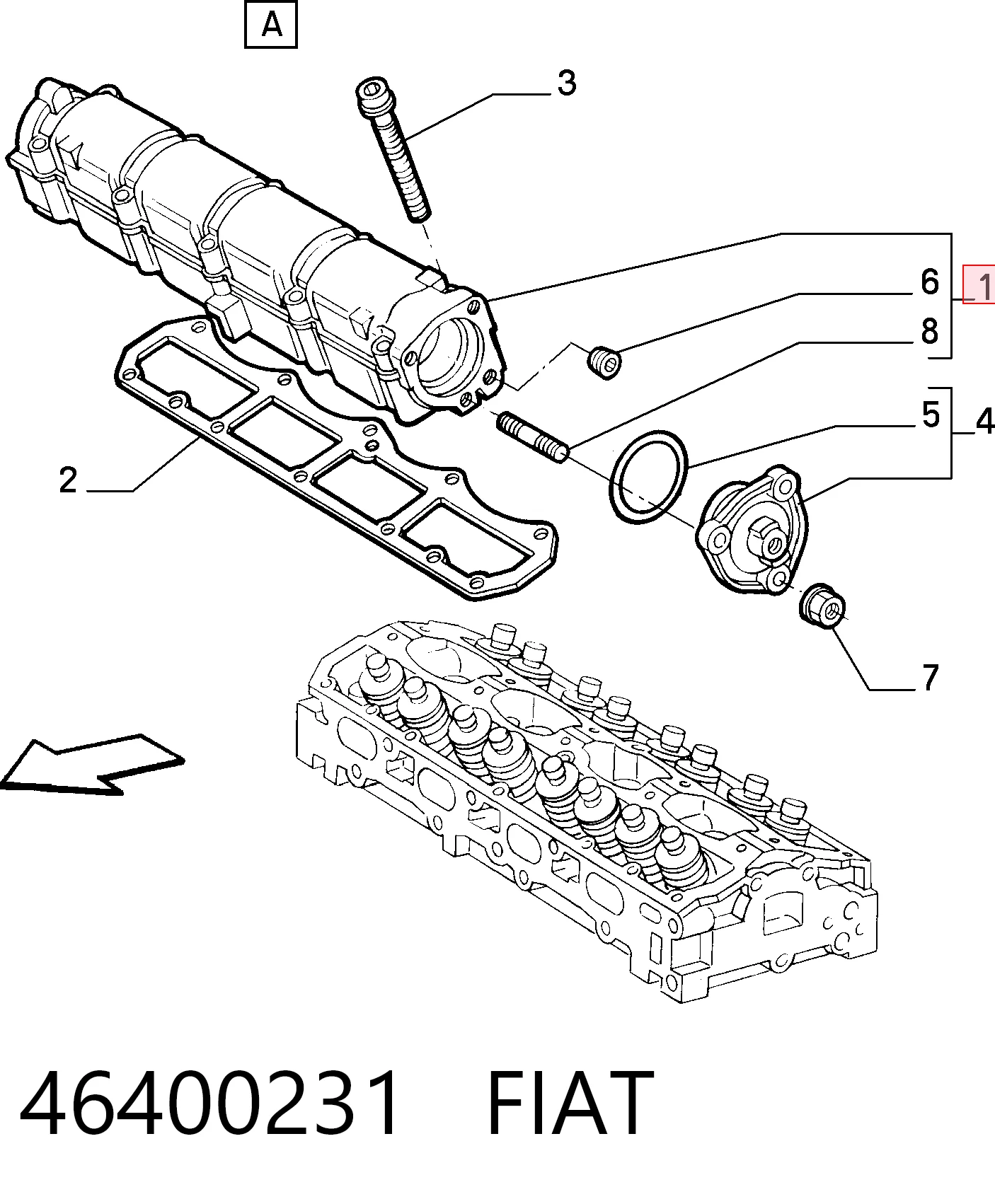 Fiat Doblo I (2001 - 2010) Subap kapağı fiyatı