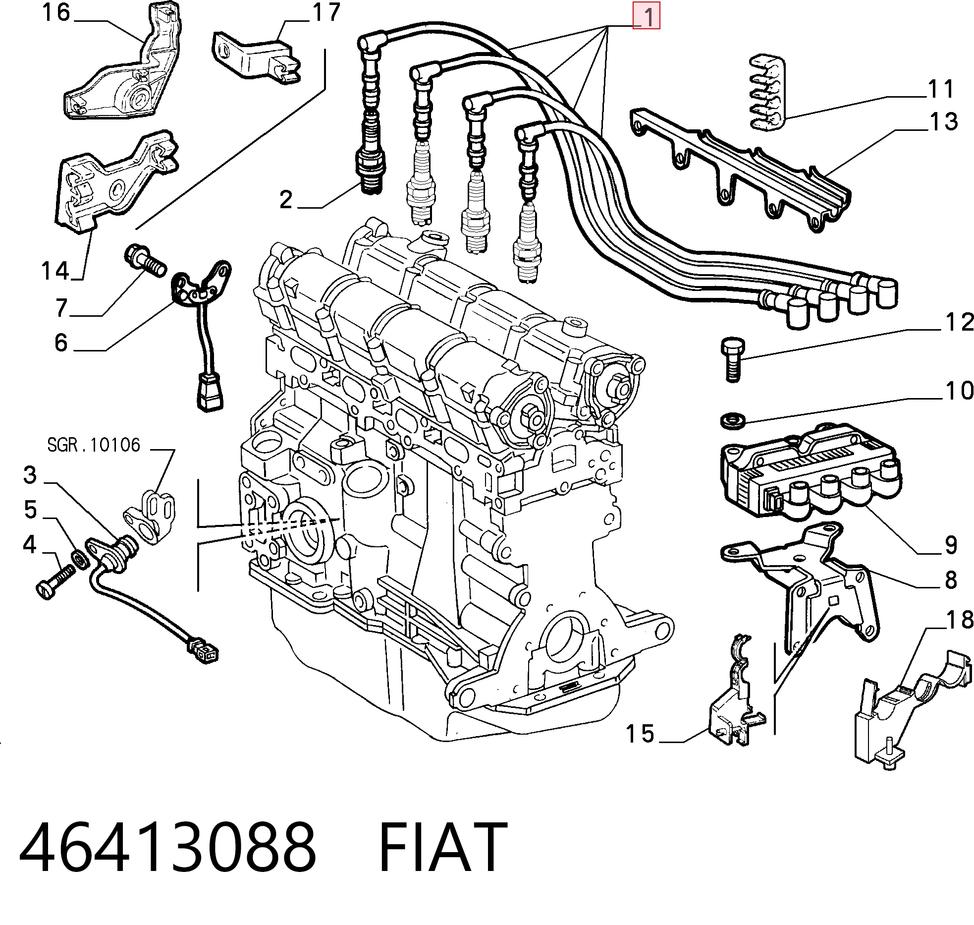 Fiat Doblo I Ateşleme Kablosu Türkiye fiyatı
