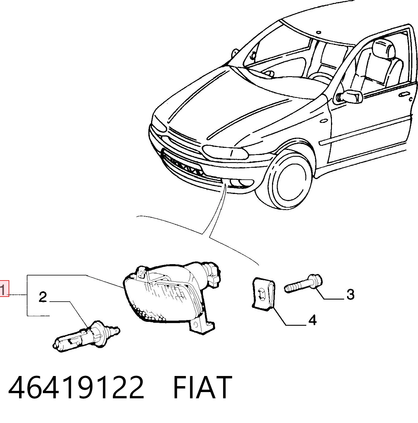 Fiat Palio  Sol sis farı Türkiye fiyatı